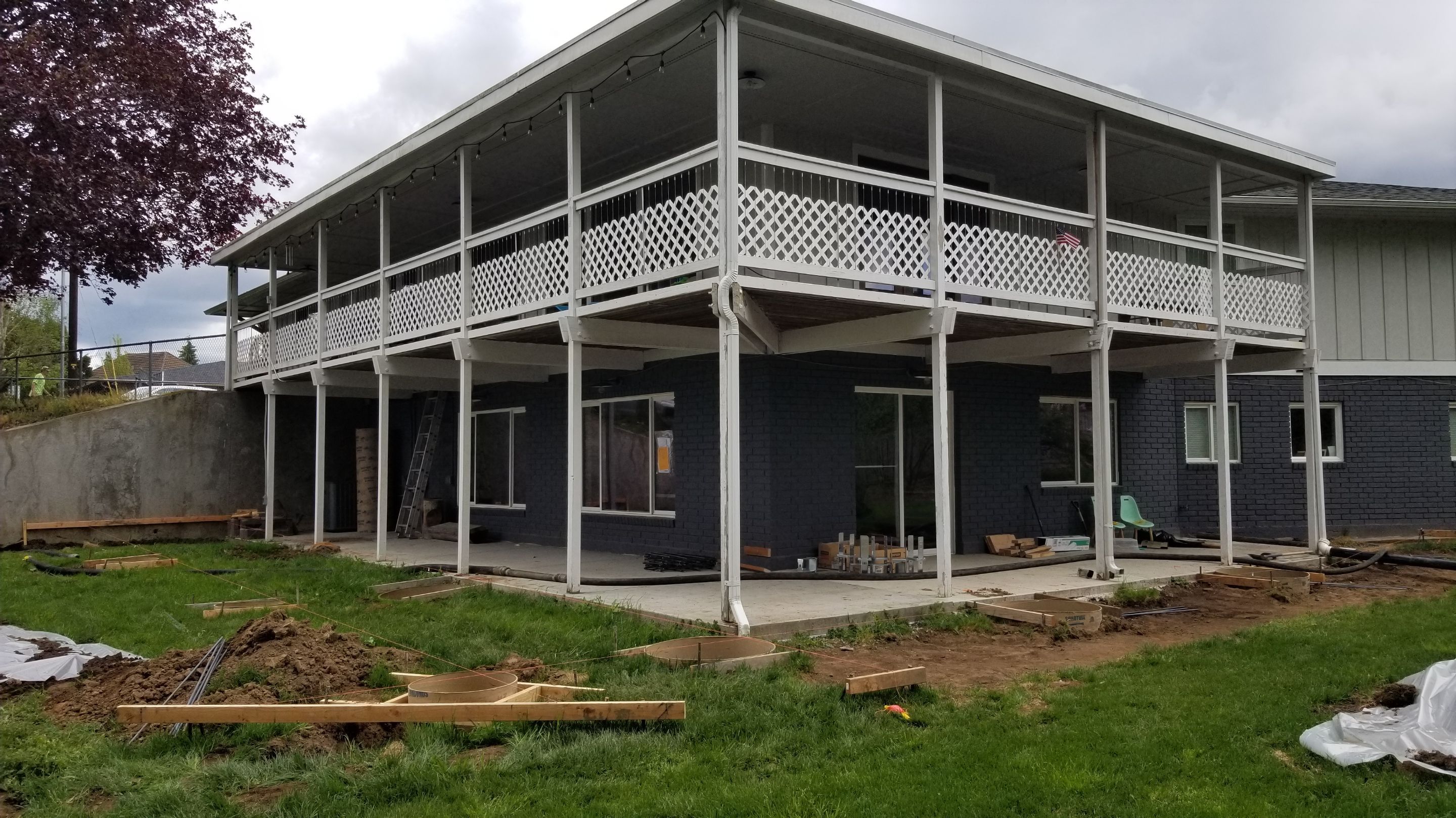 Full Modern Deck & Patio Cover Remodel w/ Ipe Hardwood Decking by Crm Services Llc
