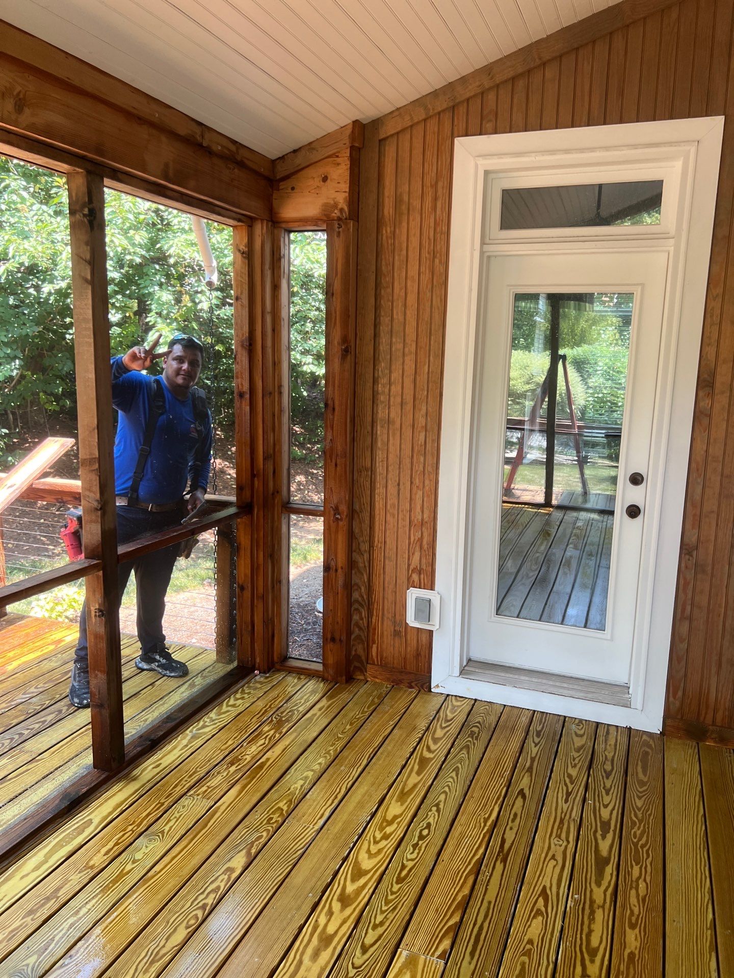 Weathered Deck using Wood Sealant by DuraSeal