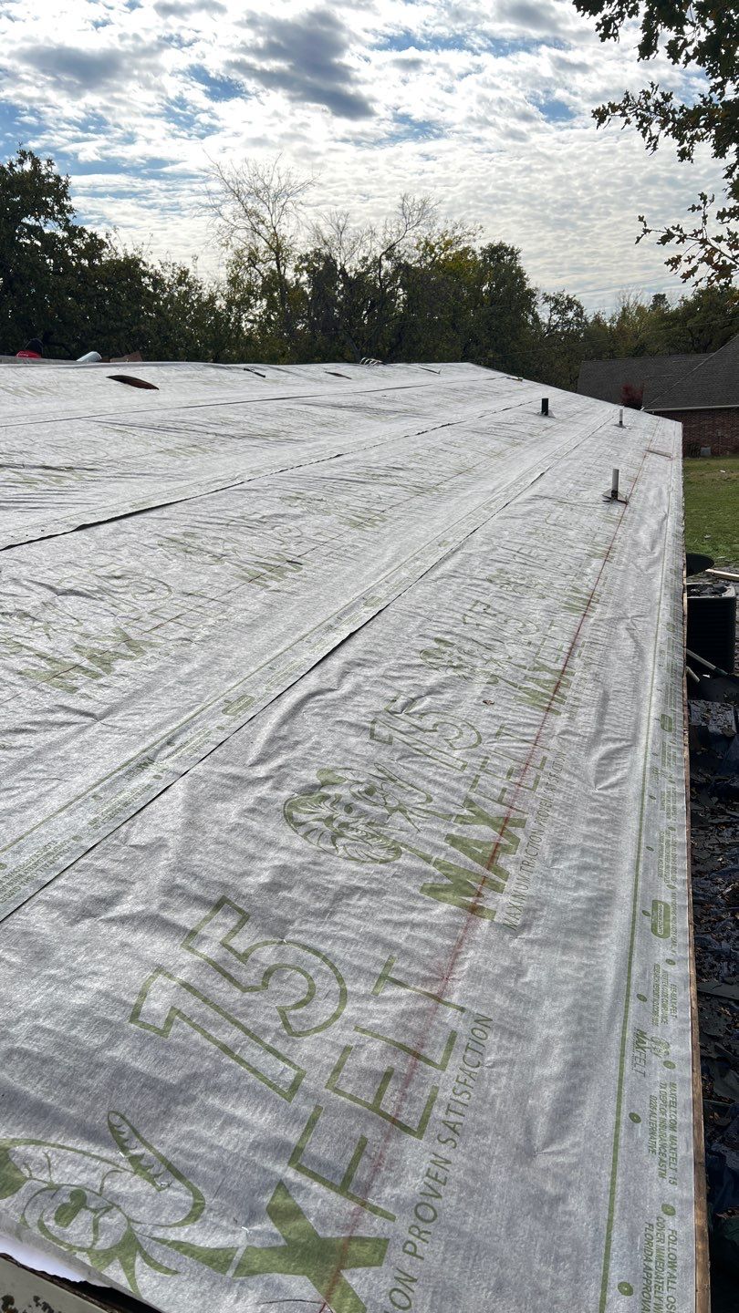 Residential Roofing Installation using GAF Natural Shadow  by A & H Roofing and Contracting