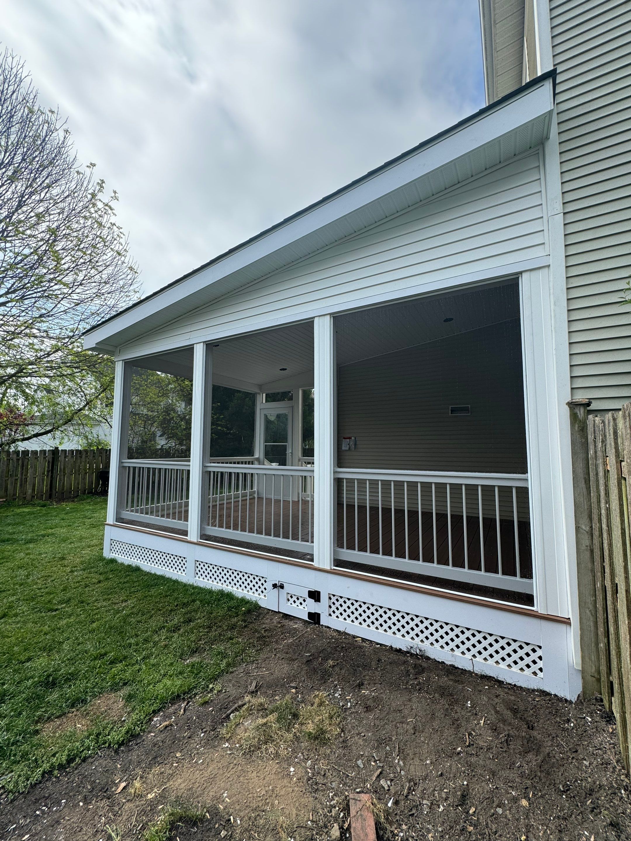 New Deck with Screened Porch by deck guardian