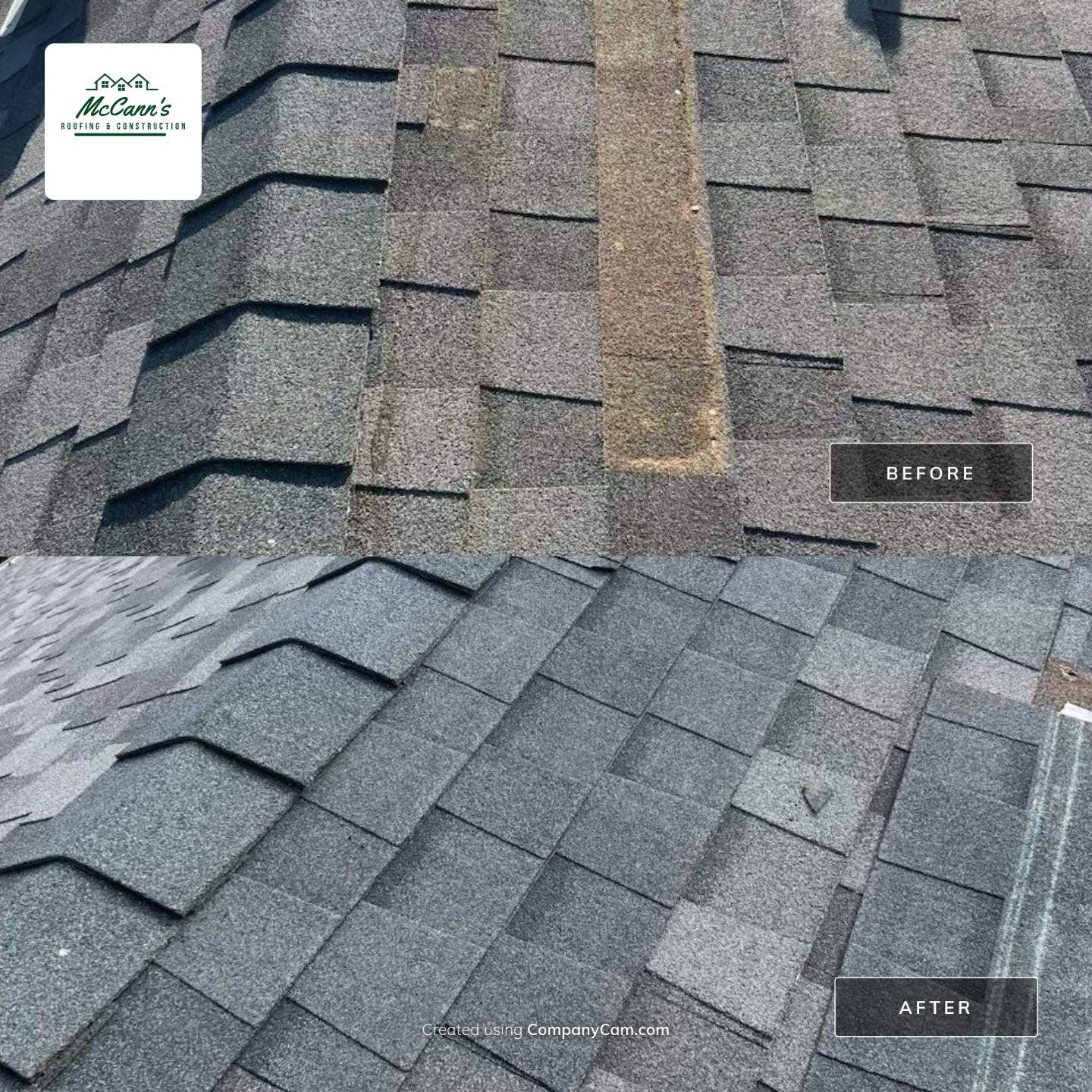 roof repair in Edmond by McCann's Roofing and Construction