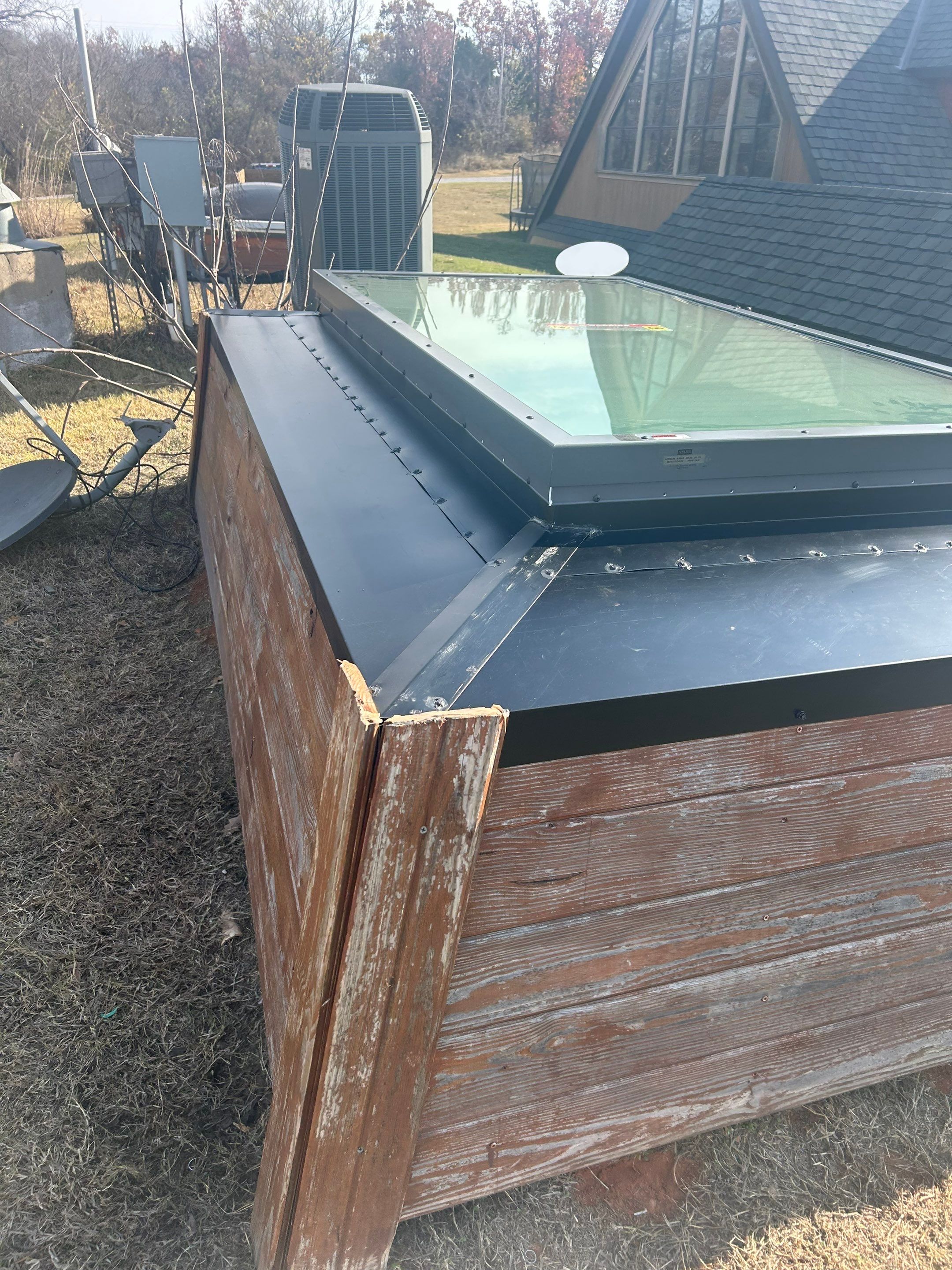 skylight replacement in Edmond by McCann's Roofing and Construction