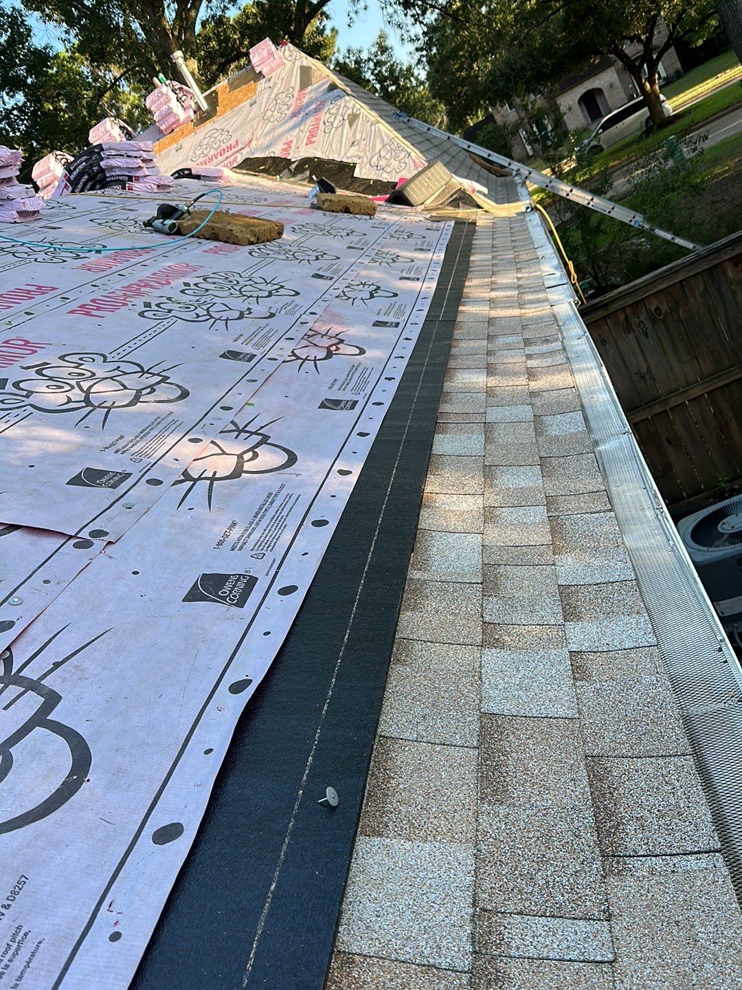 Residential Roofing Installation using Owen's Corning Duration (Lifetime) Shingles by Roof Repair Company