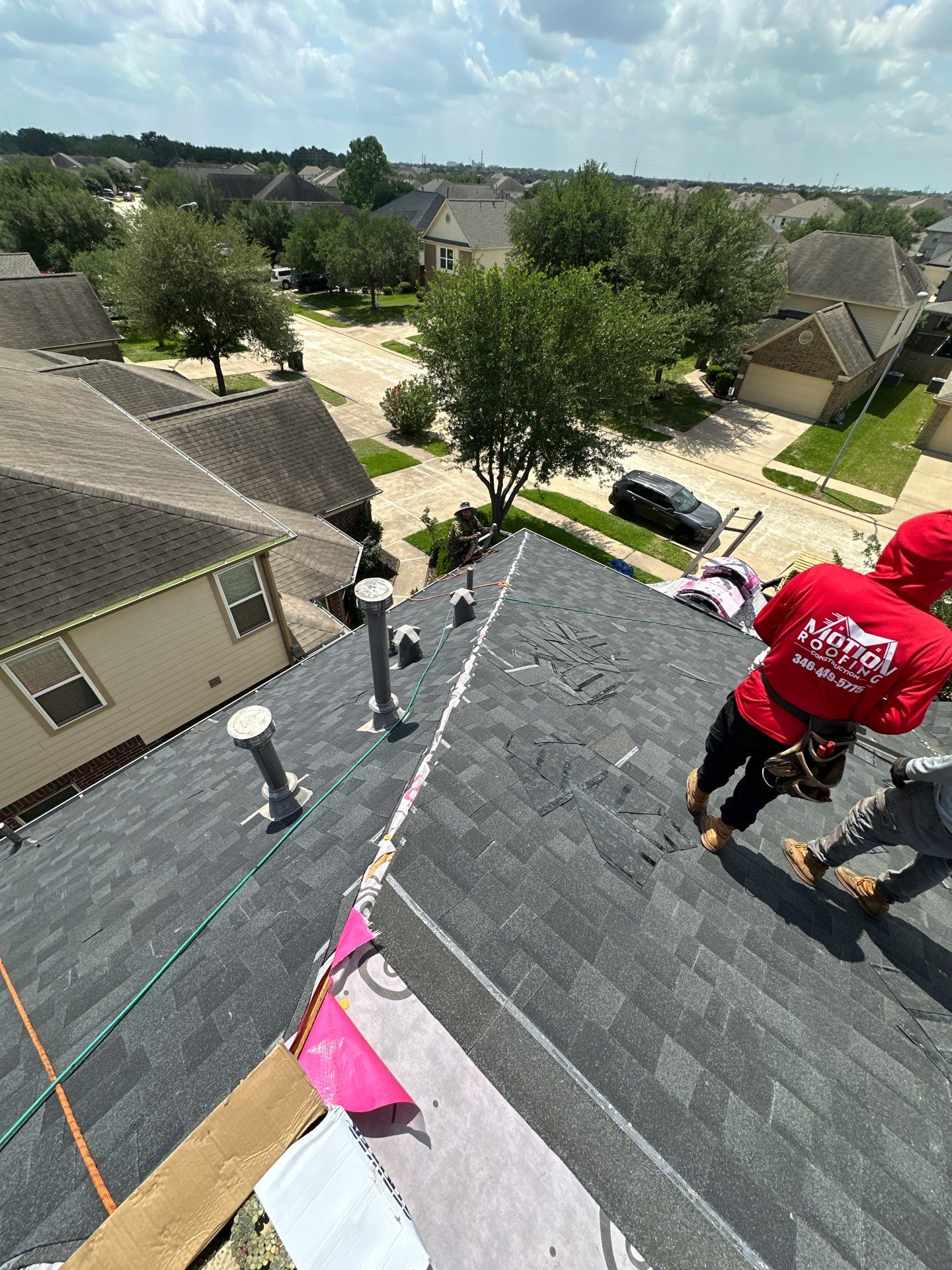 Project in Katy by Motion Roofing