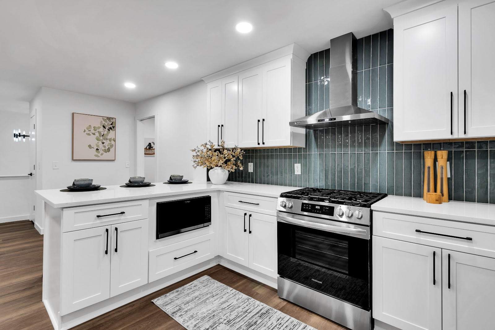 Modern Marietta Home Transformation with Custom Kitchen and Vertical Siding by Swift Home Renovations