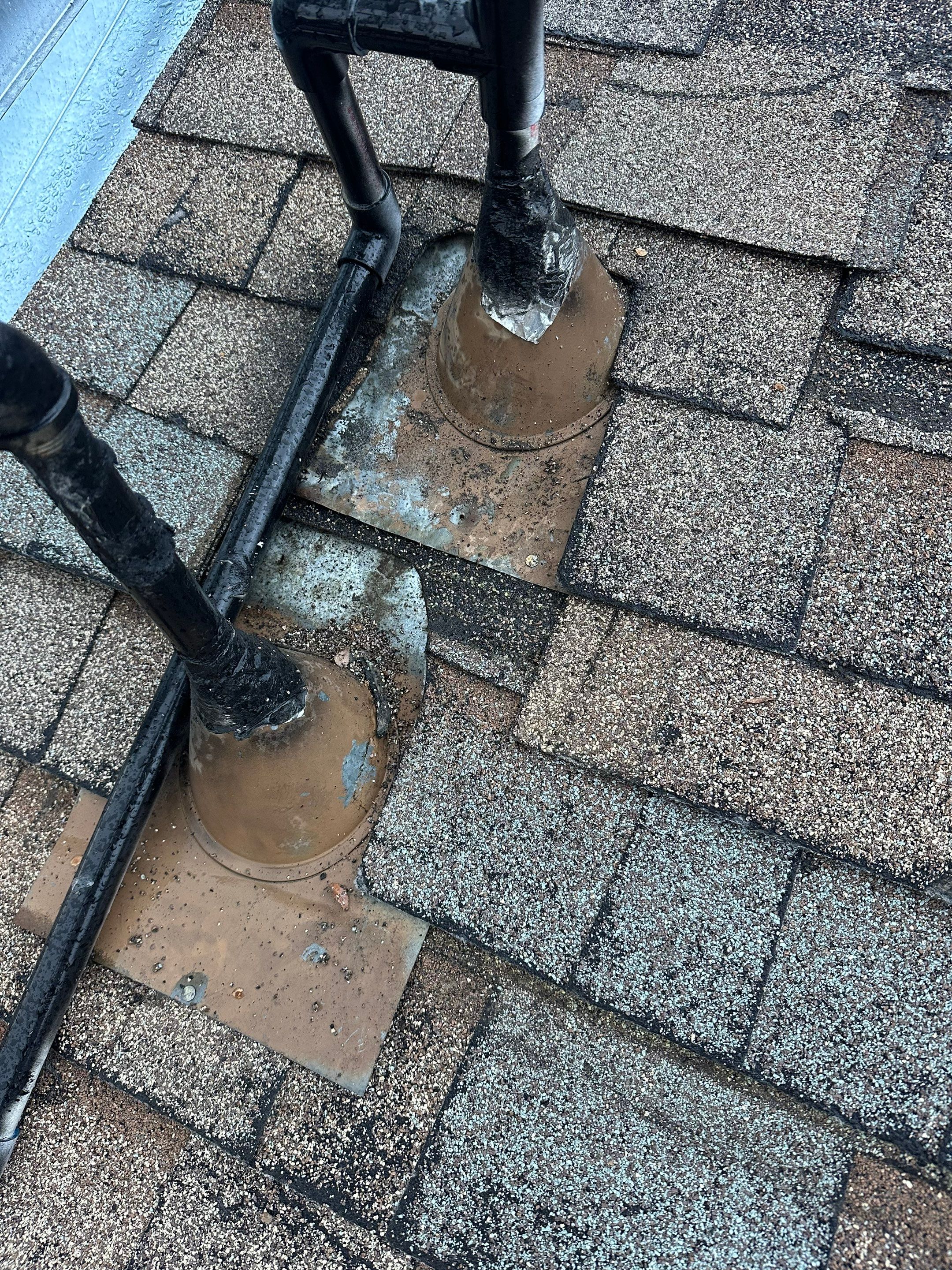 Damaged Roof By AC Installers - Clovis CA by Grandmark Service Company
