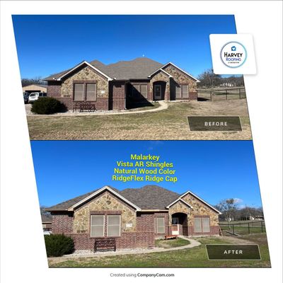 Residential Roofing Installation using Malarkey Vista AR