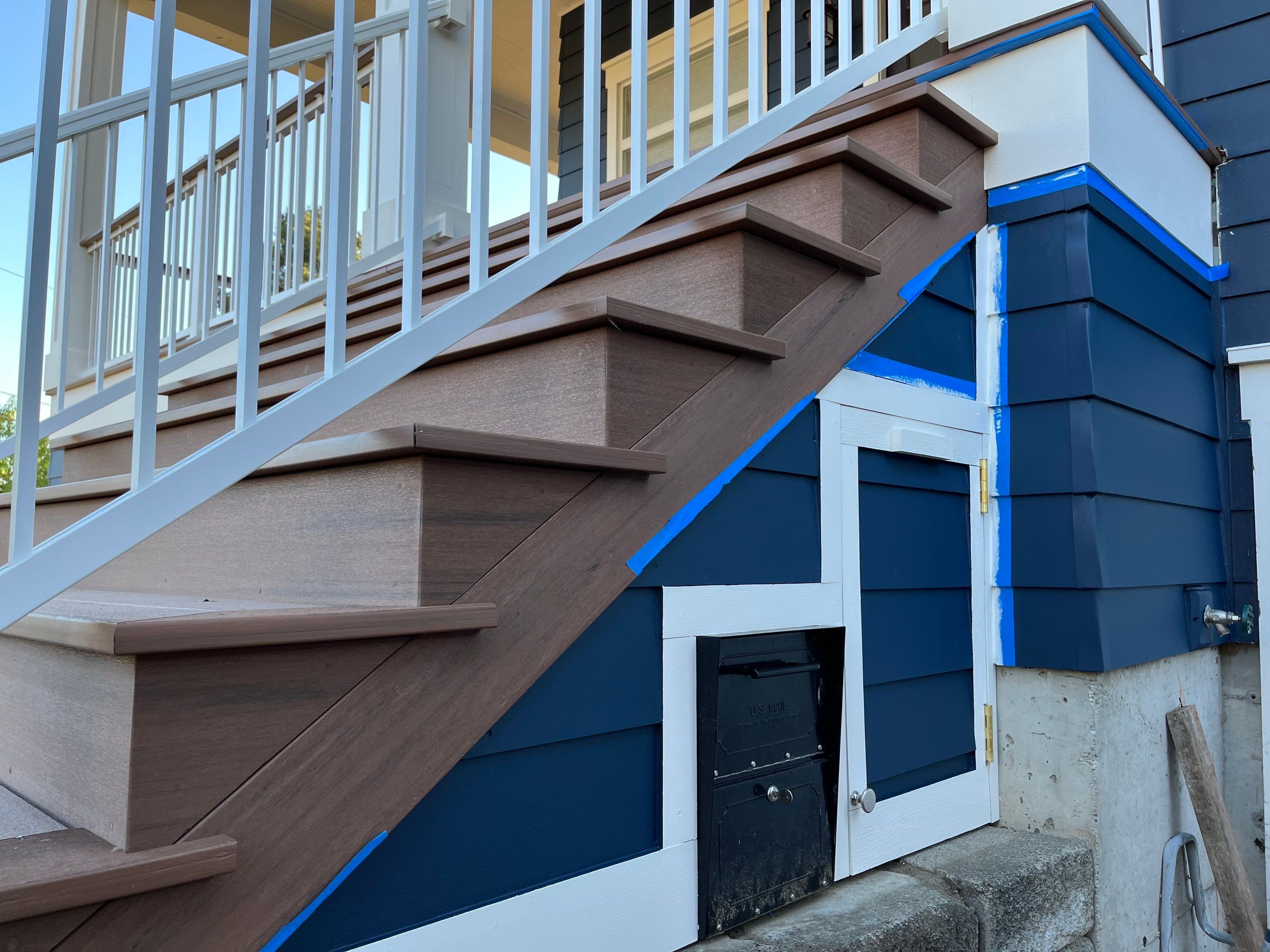Deck Repair using Azek Vintage by Alki deck builders 