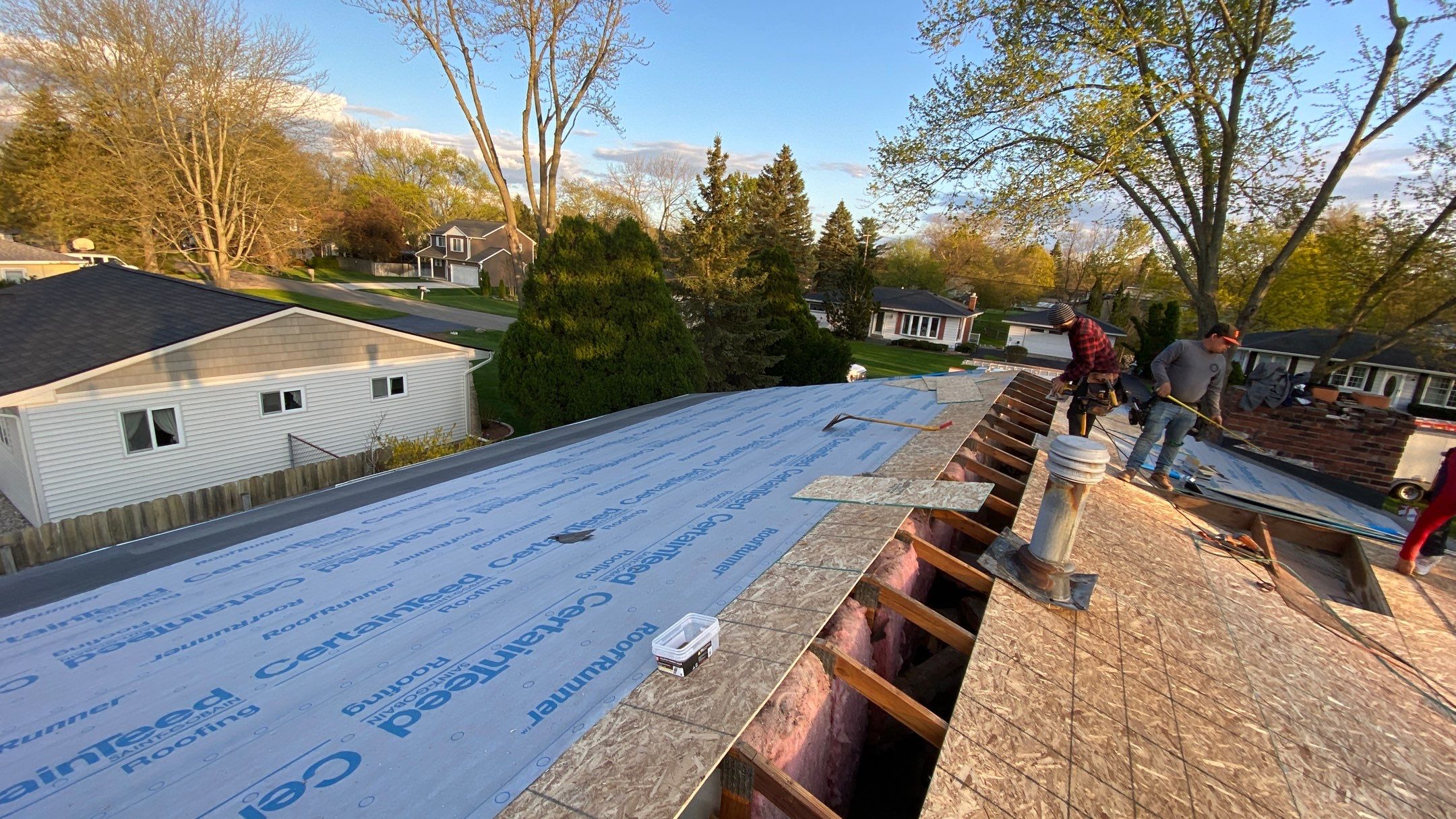 Roof Replacement using CertainTeed Landmark by 180 Contractors