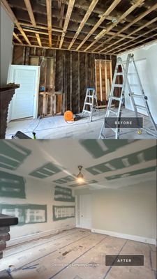 Drywall Job For National Guard
