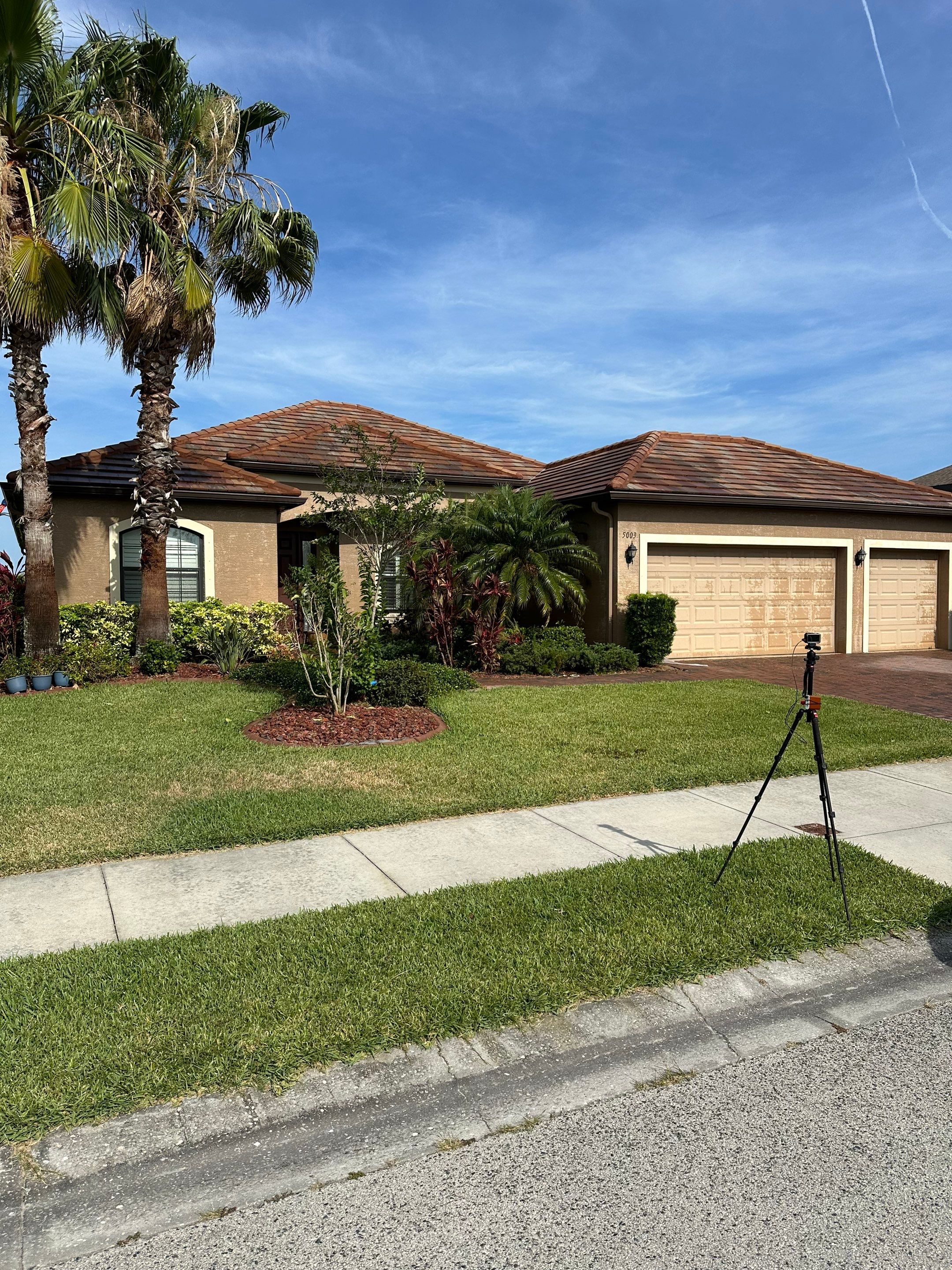 🏡 Tile Roof Cleaning – Gamble Creek Estates, Parrish, FL by Sunshine AquaWash