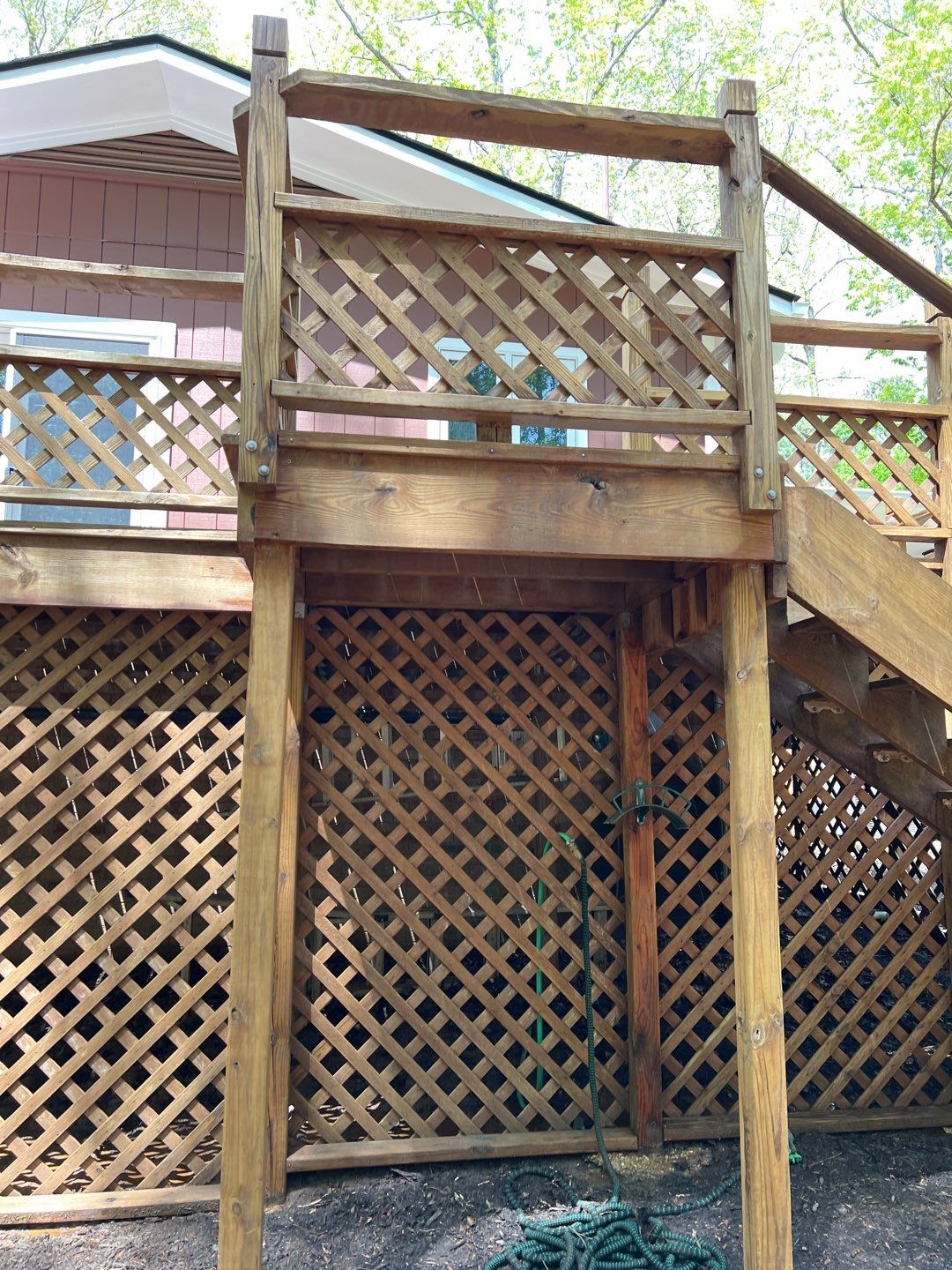 Coated Deck using Wood Sealant by DuraSeal