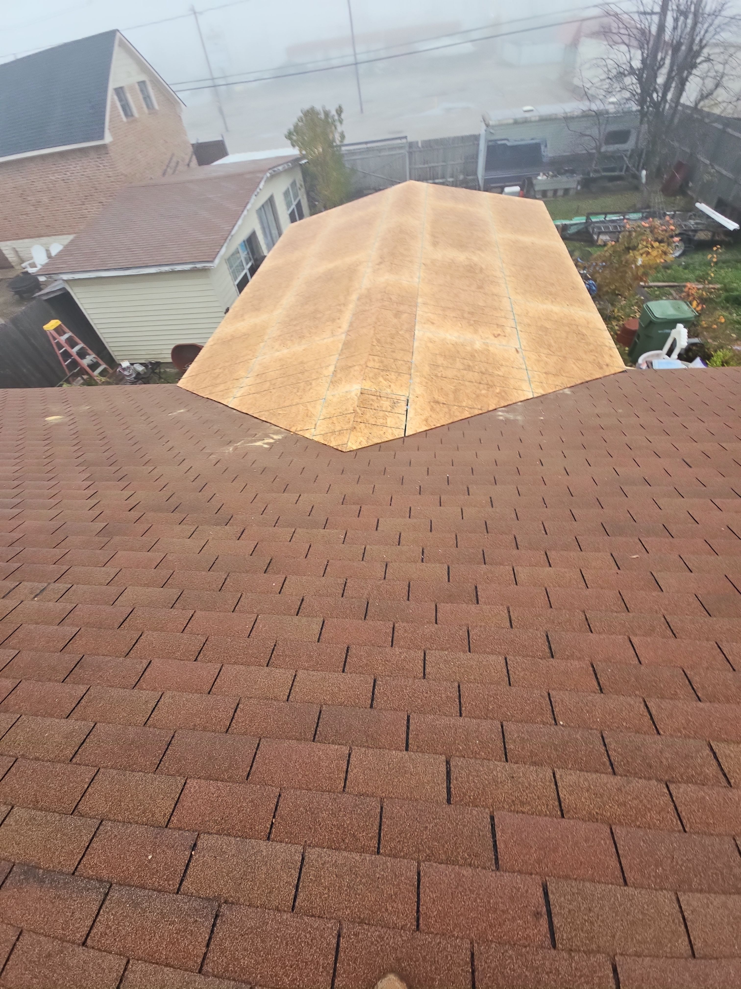Complete Exterior Renovation: Roof, Custom Porches & Concrete Patio in Garland, TX by road roofing llc