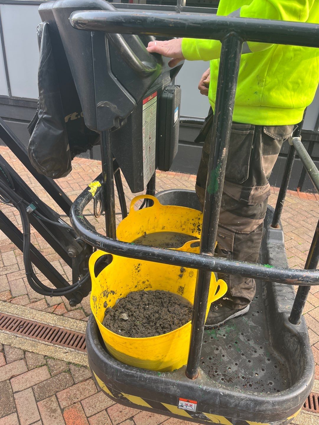 EPDM (rubber) Roof Cleaning using Honda 15lpm Low Pressure Washing Machine by Ges Exterior Cleaning ltd