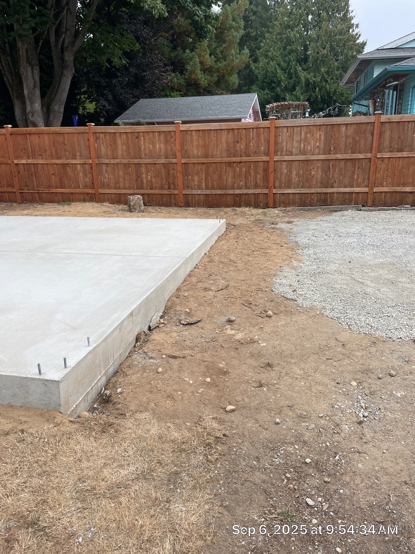 Backyard Concrete Slab Installation | Everett  by Jireh Asphalt & Concrete Inc 