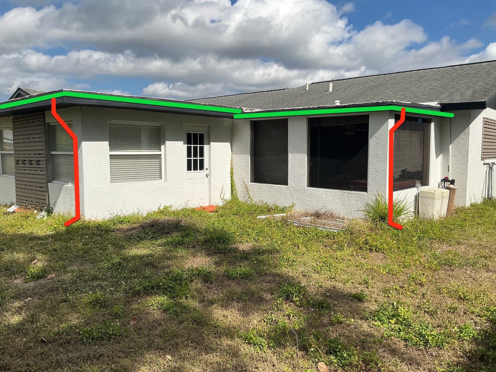 New Downspouts and Splash Guards in Sarasota FL by Gutter Professors