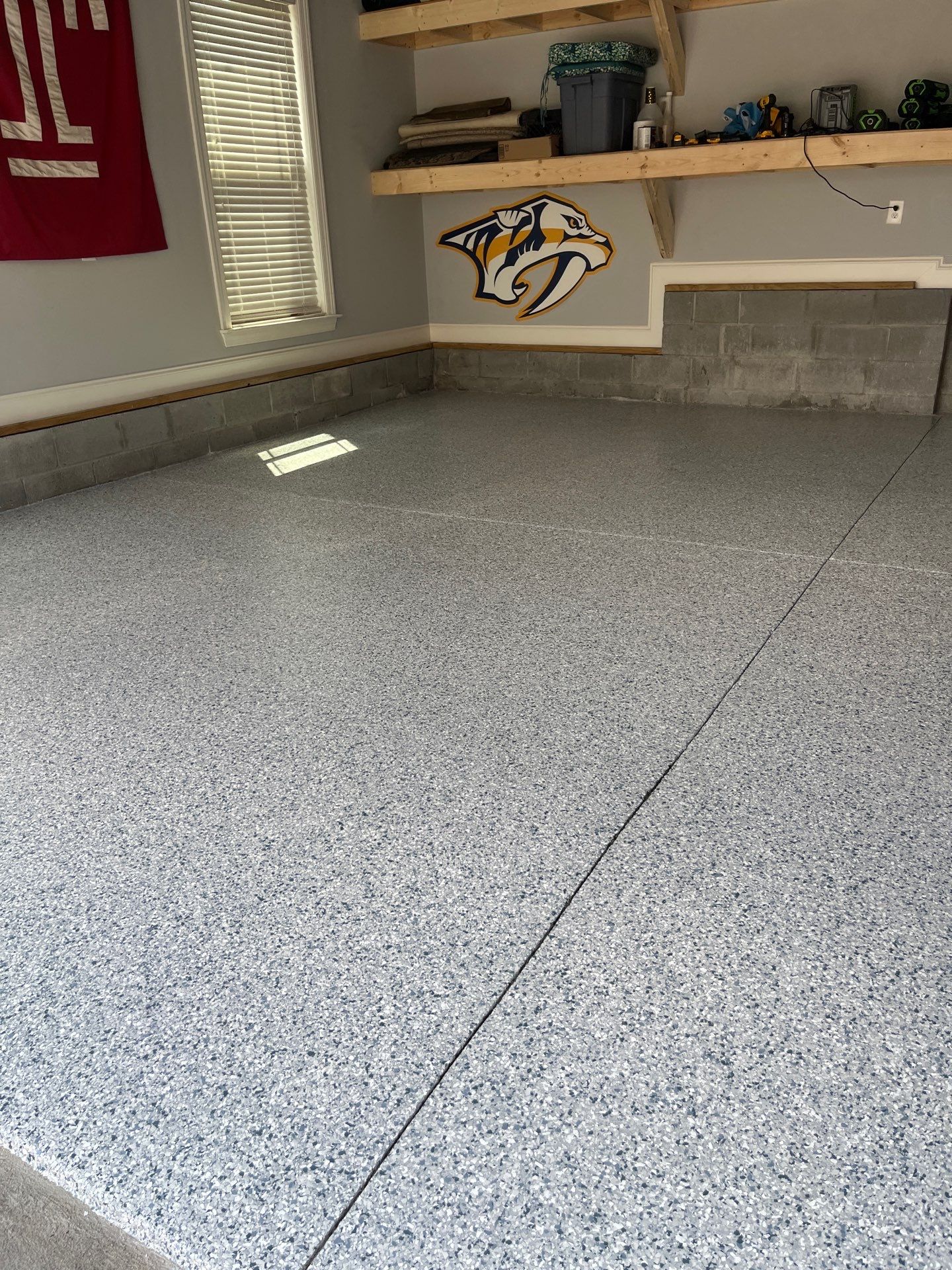 Garage Floor Coating using Tidal Wave by My Garage Floor Guys