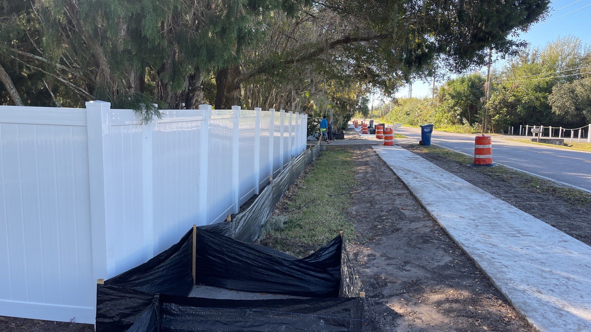 Palmetto, FL 6 ft. Tall White Vinyl Privacy Fence  by Asap fence and gates, LLC