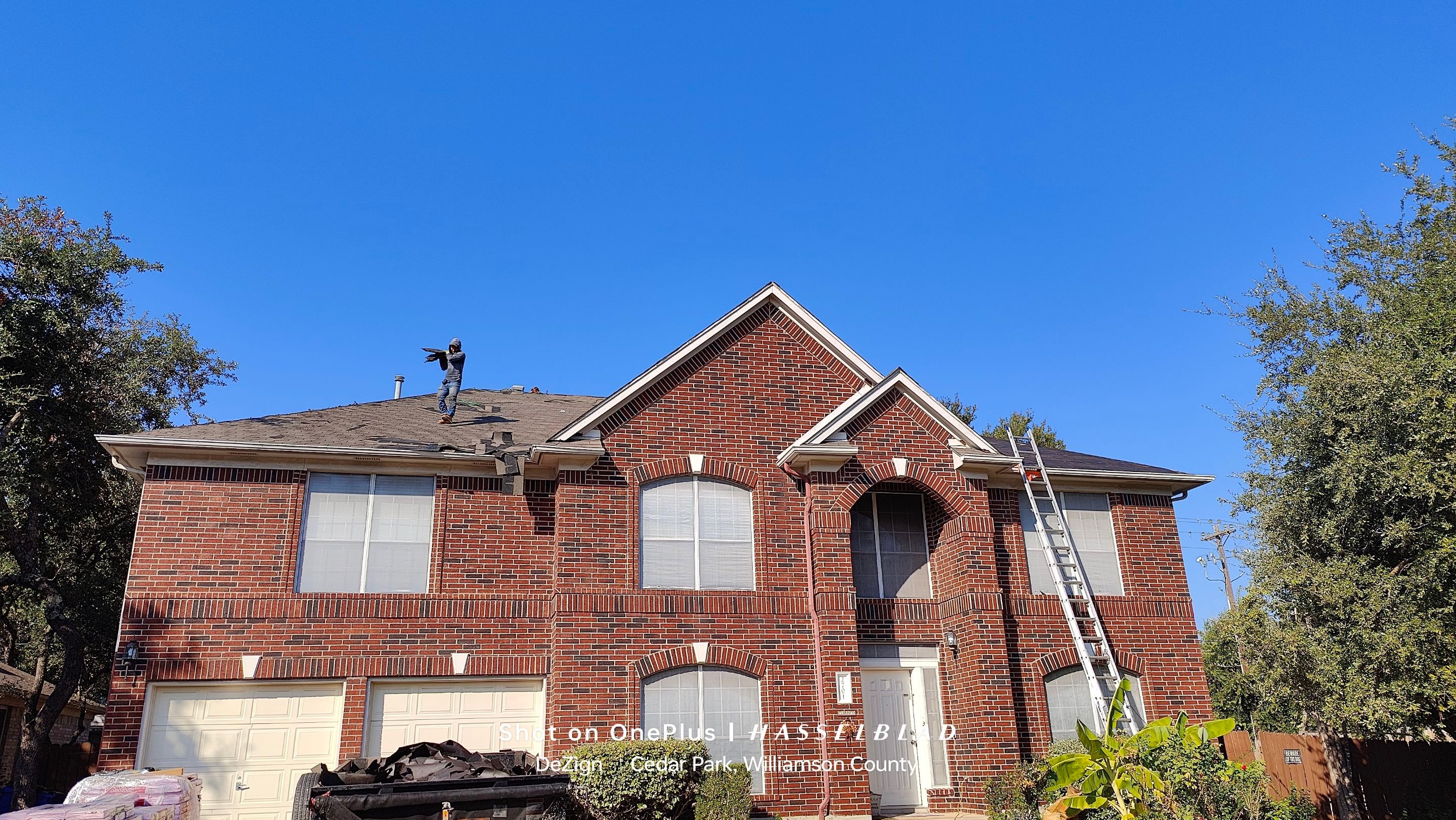 Residential Roofing Installation using Owens Corning Oakridge Estate Grey by DeZign Roofing & Exteriors