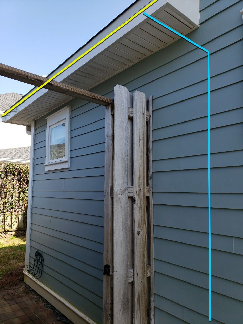 Gutter Installation Using White K-Style 6 Inch Seamless Gutters by Gutter Professors