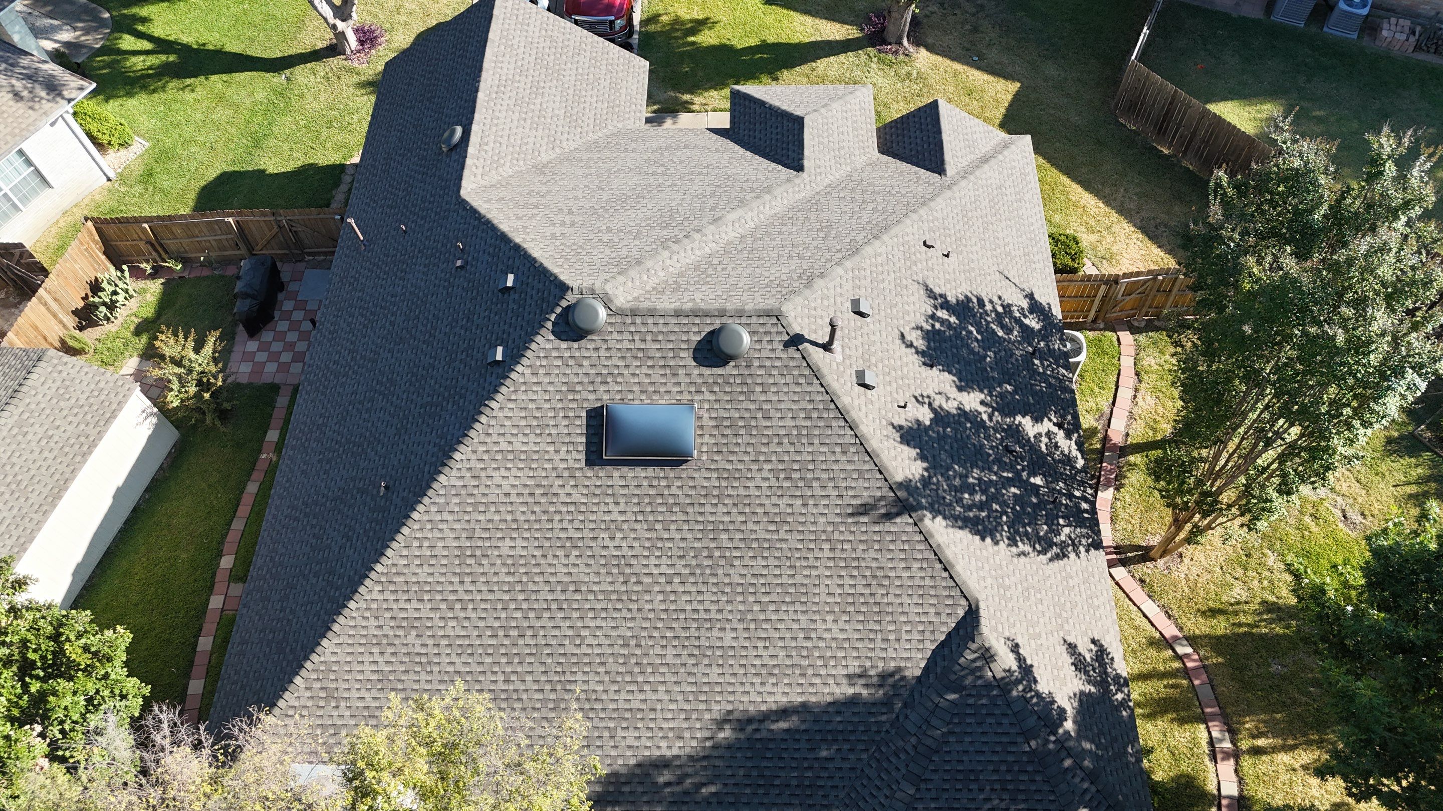 Residential Roof Replacement using GAF - HDZ - Weathered Wood by Action Exteriors Austin