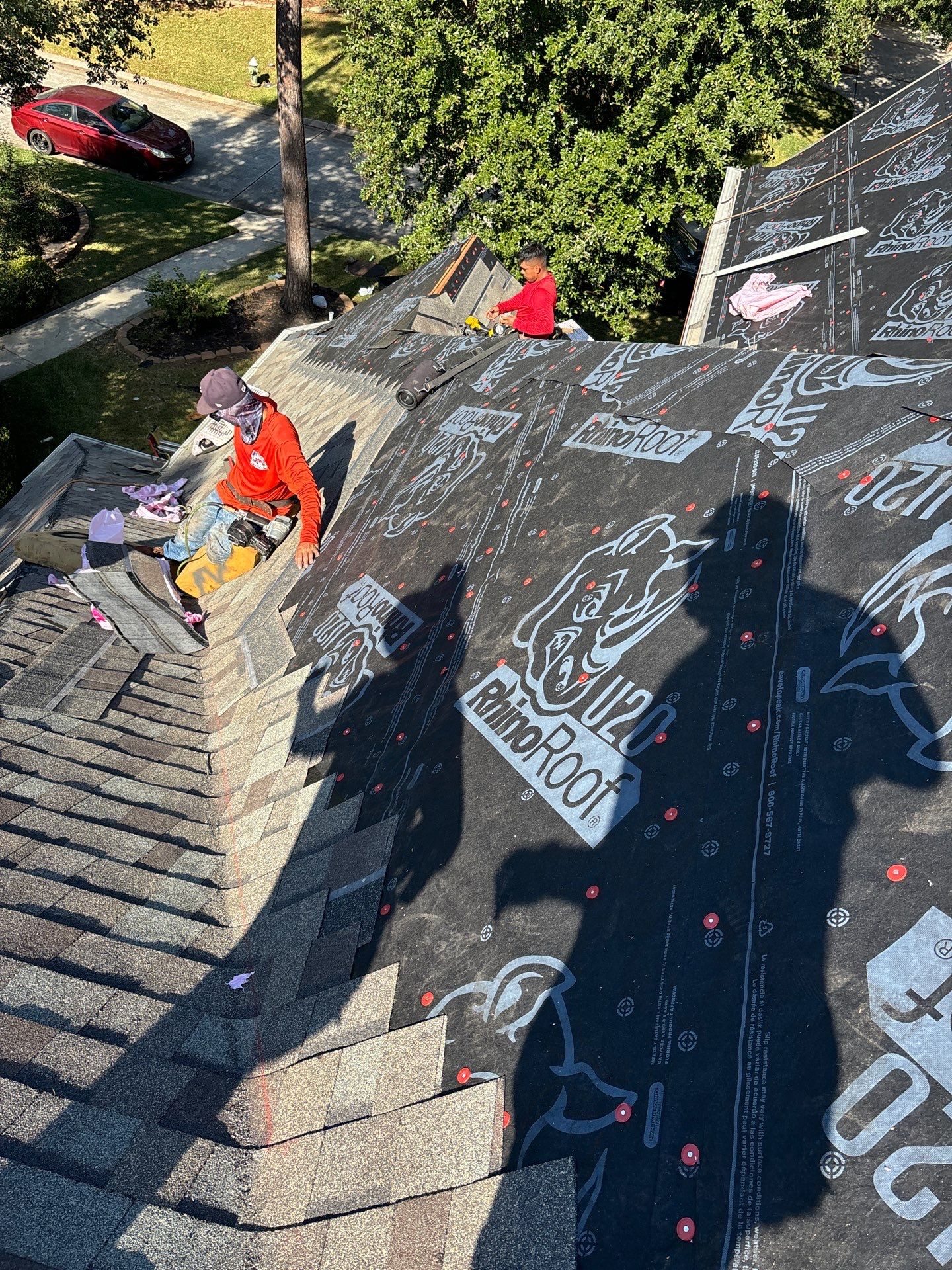 Residential Roofing Installation using Owen's Corning Duration (Lifetime) Shingles by Roof Repair Company