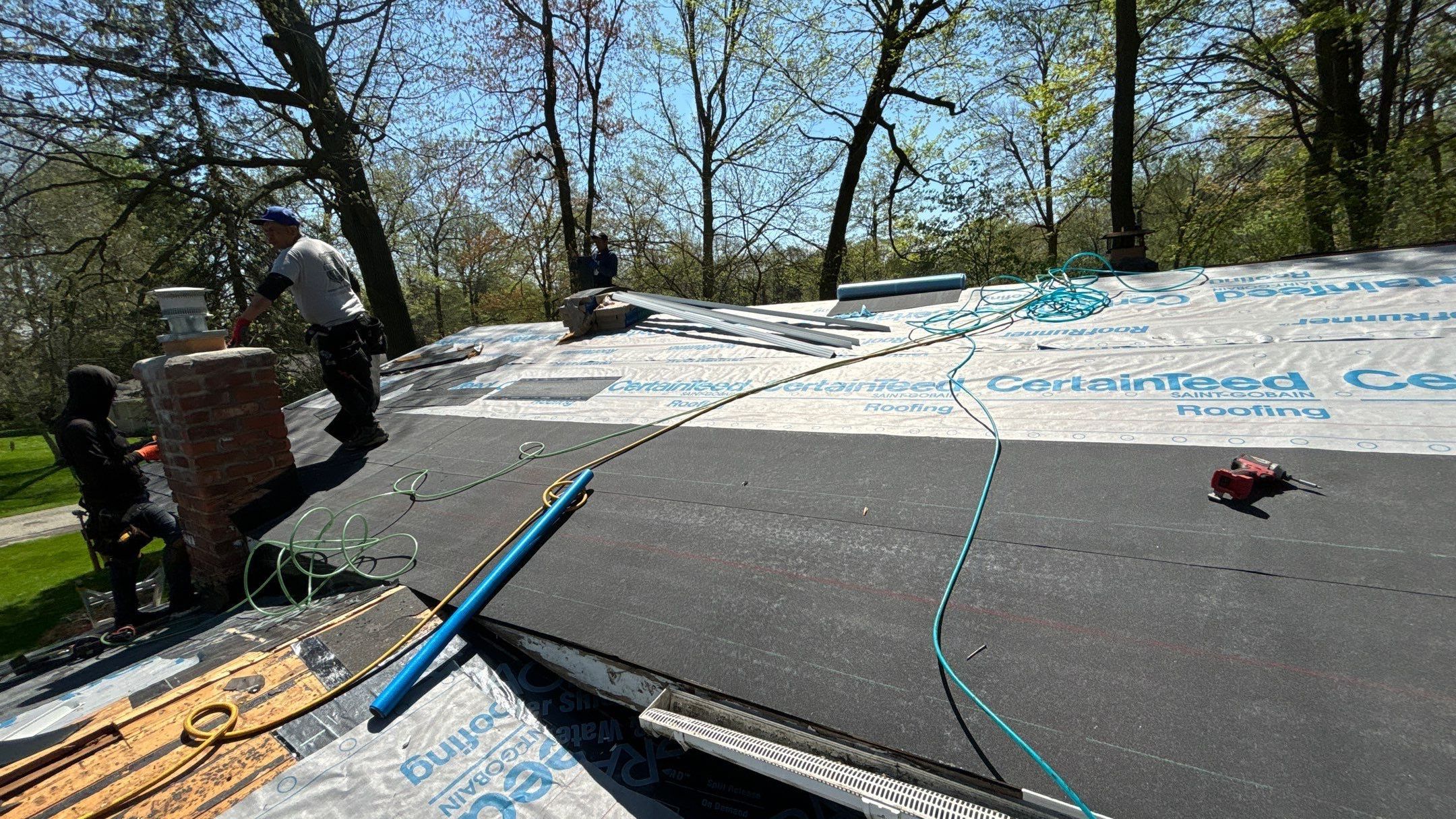 Roof Replacement using CertainTeed Landmark by 180 Contractors