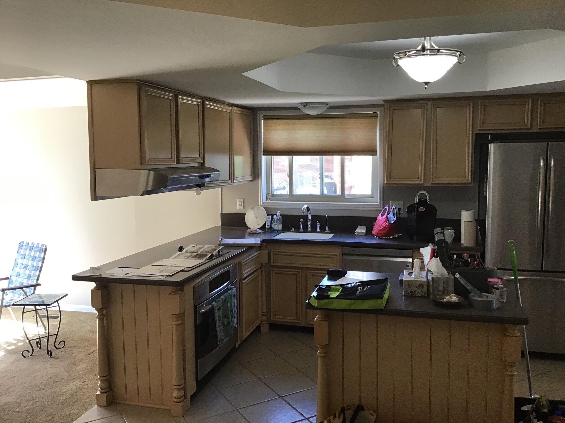 Complete kitchen bathroom and family room in Livonia, MI by Northwest Construction 