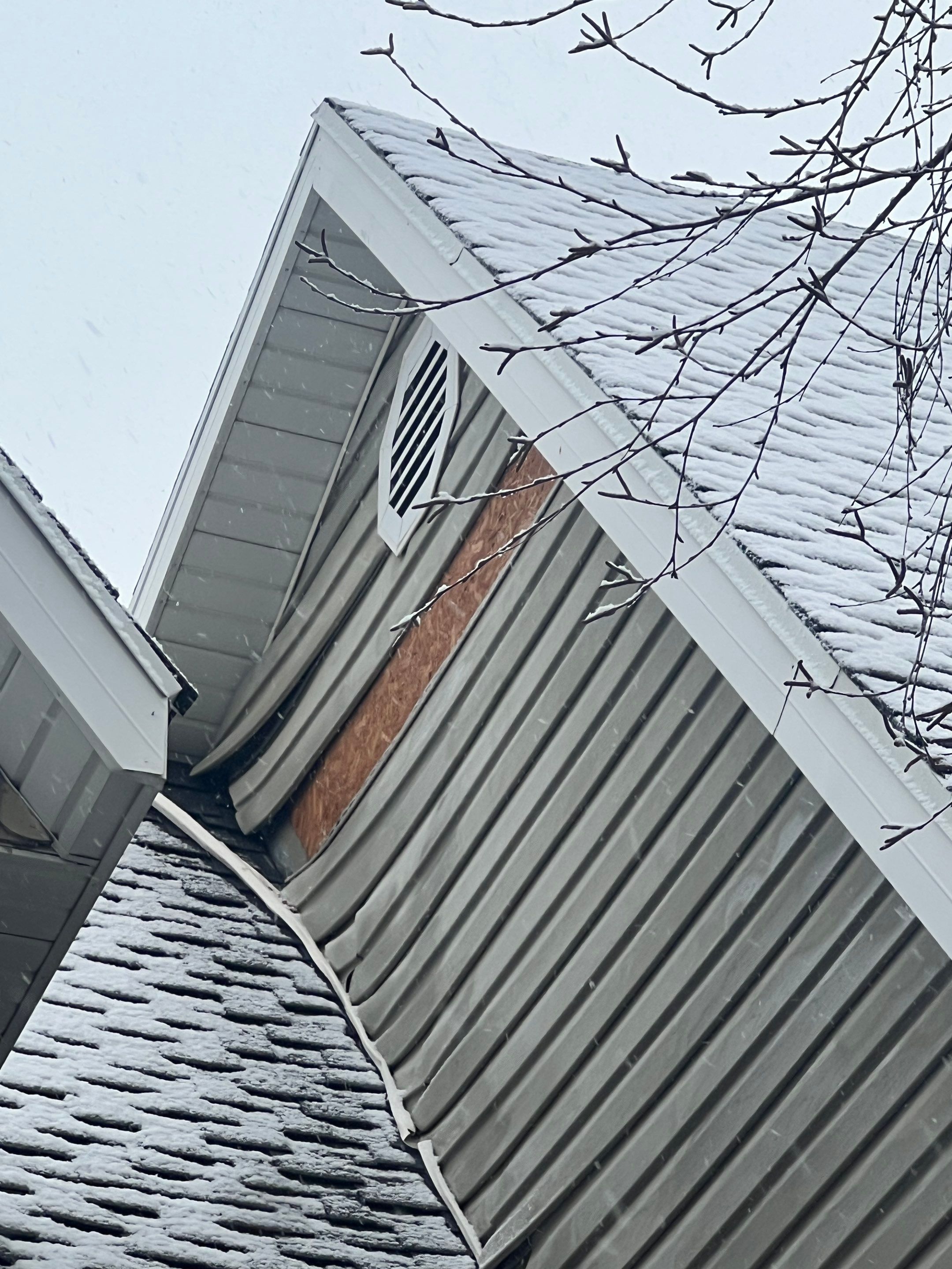 Salt Lake City | Targeted Vinyl Repair & Gable Vent Upgrade | Crisp White by Ideal Siding Utah