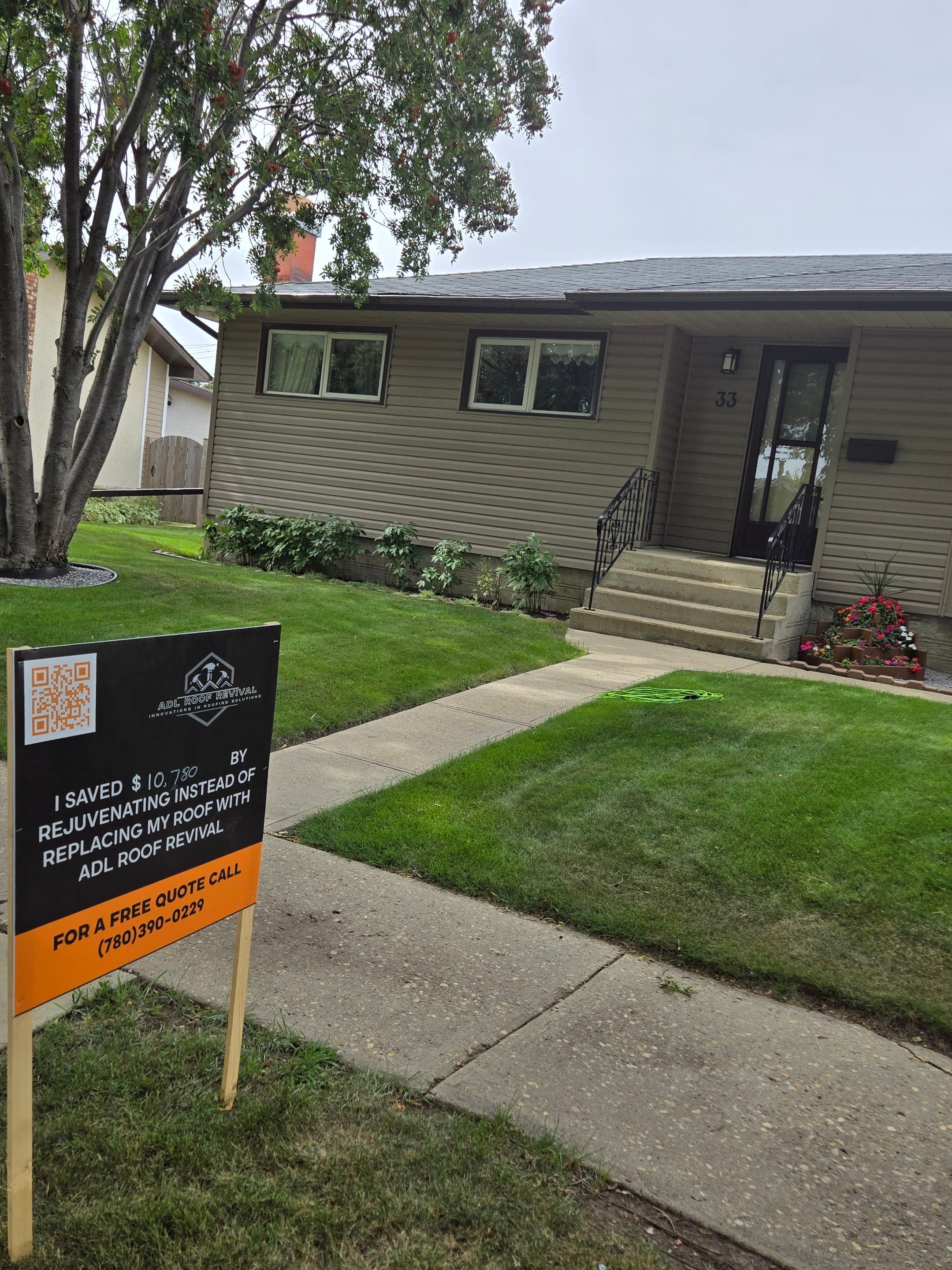 Project in Camrose by ADL Roof Revival