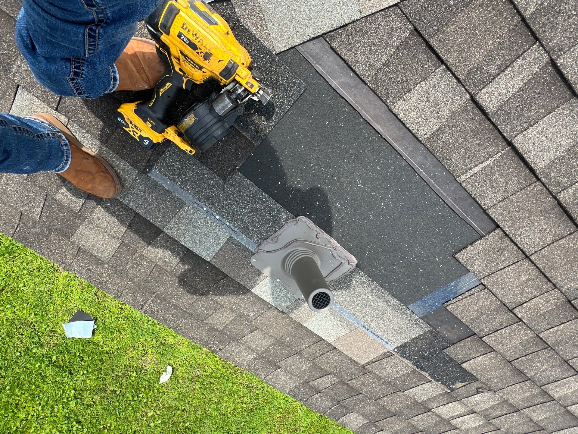 Hail Damage using Owen's Corning Duration (Lifetime) Shingles by Roof Repair Services LLC