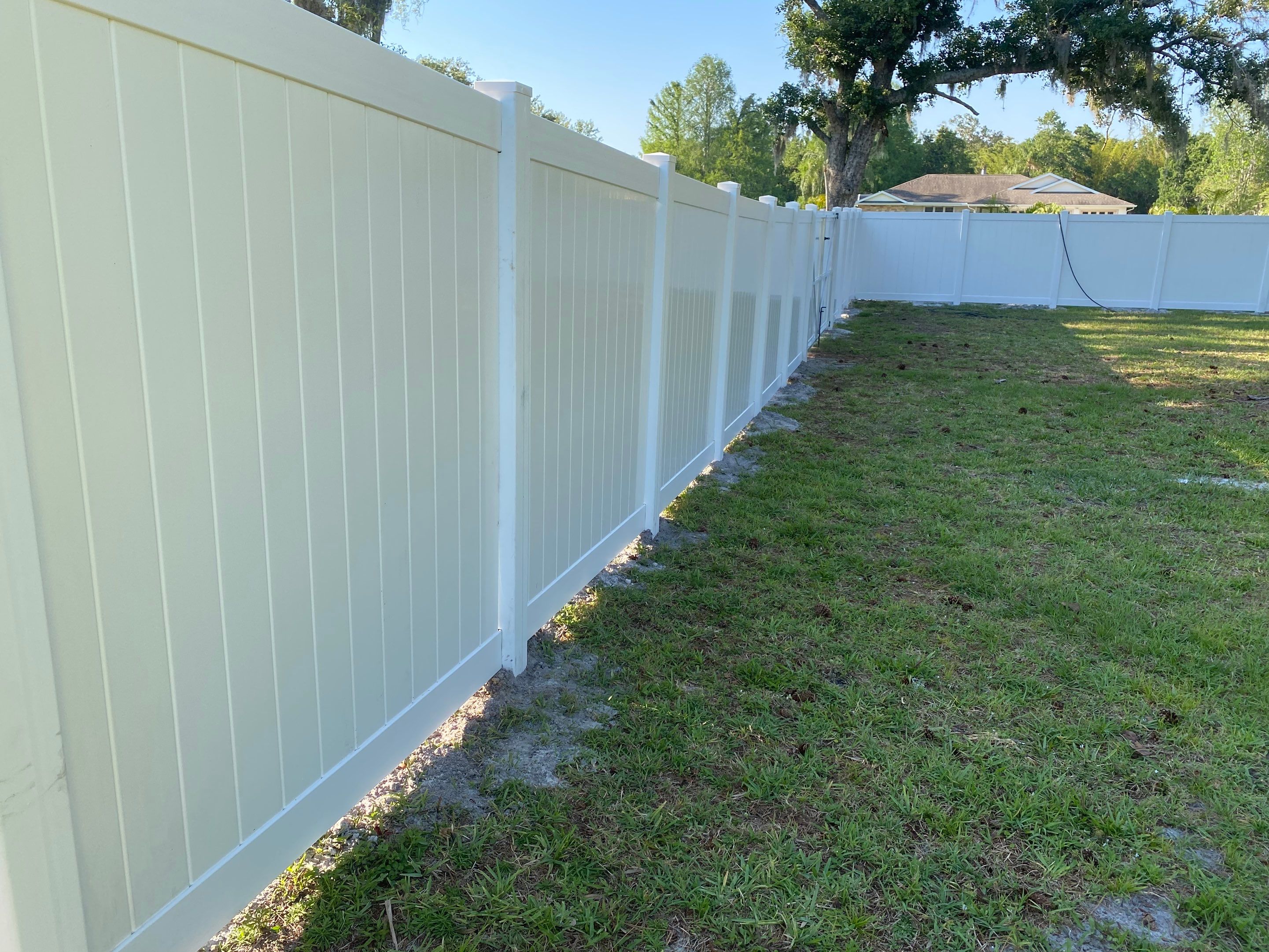 Sarasota, FL 6 ft. Tall White Vinyl Privacy Fence by Asap fence and gates, LLC