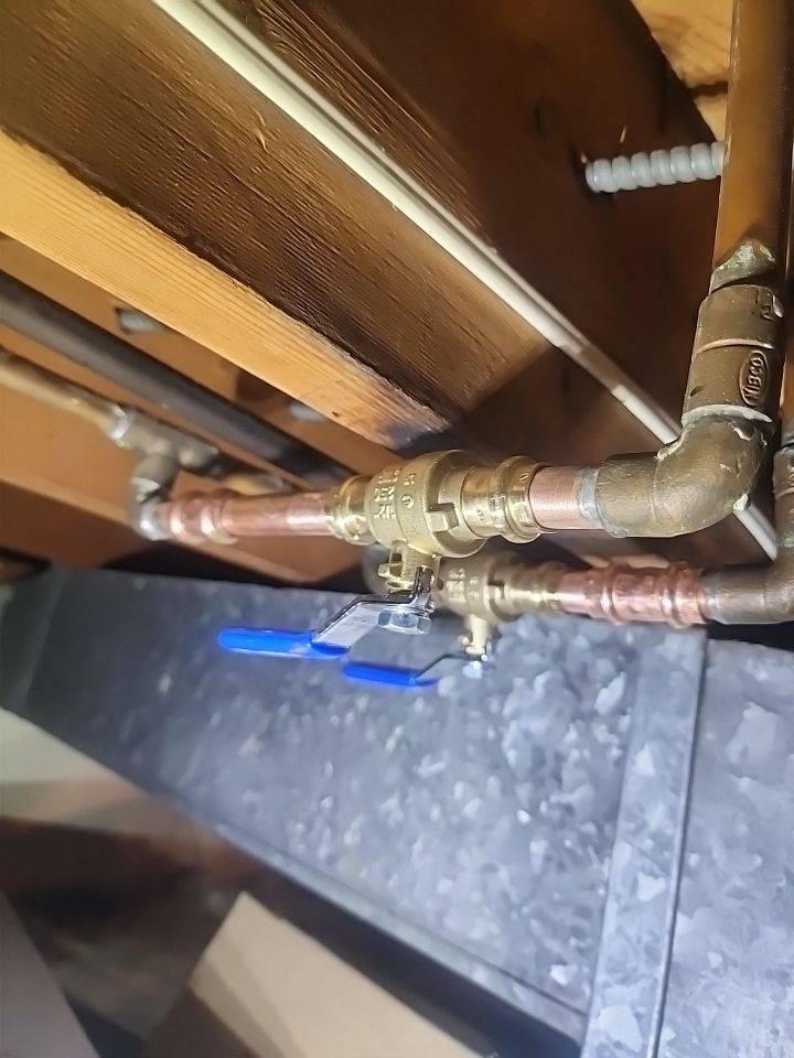 Plumbing Repair using Propress, Copper, Full Port Ball Valves by Sureway Comfort John Wilcox Plumbing Heating Cooling