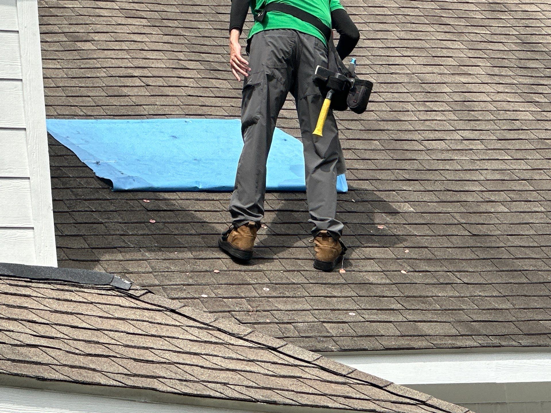 Roof Repair on Two-Story Estate Home — Spring, TX by PL Roofing & SB Roofing, LLC.