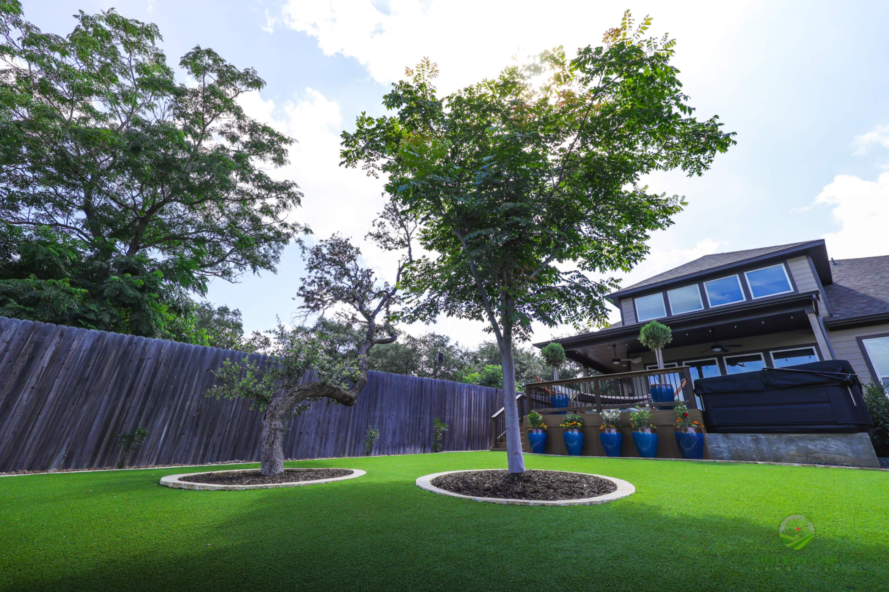 Mustang Oaks, San Antonio TX by Hole In One Lawns, LLC