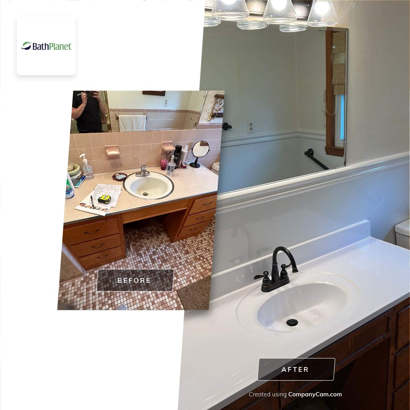 Remodel Before & After by BathPlanet SW Virginia