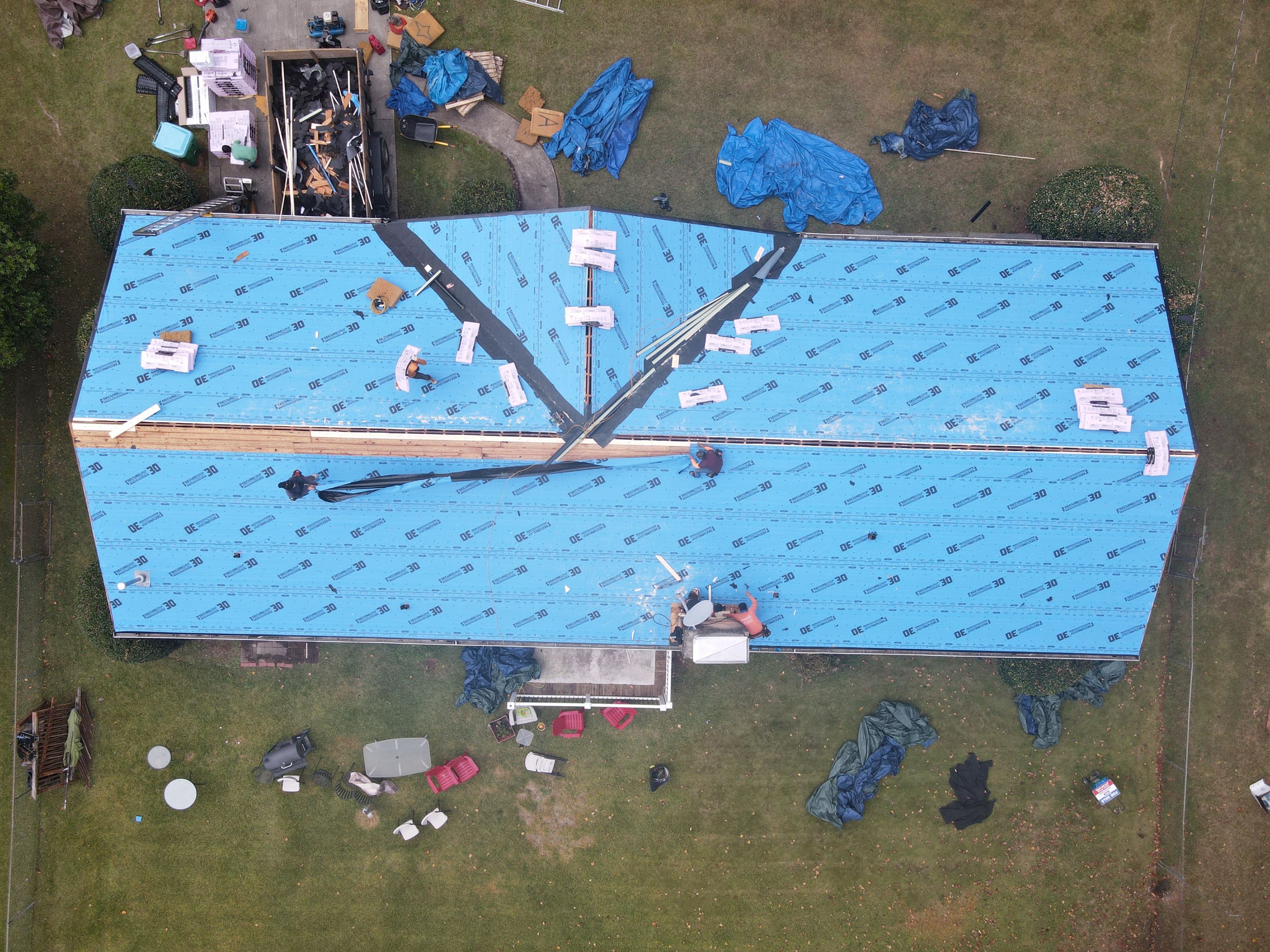 Residential Roofing Installation using Owens Corning by Inspector Roofing and Restoration