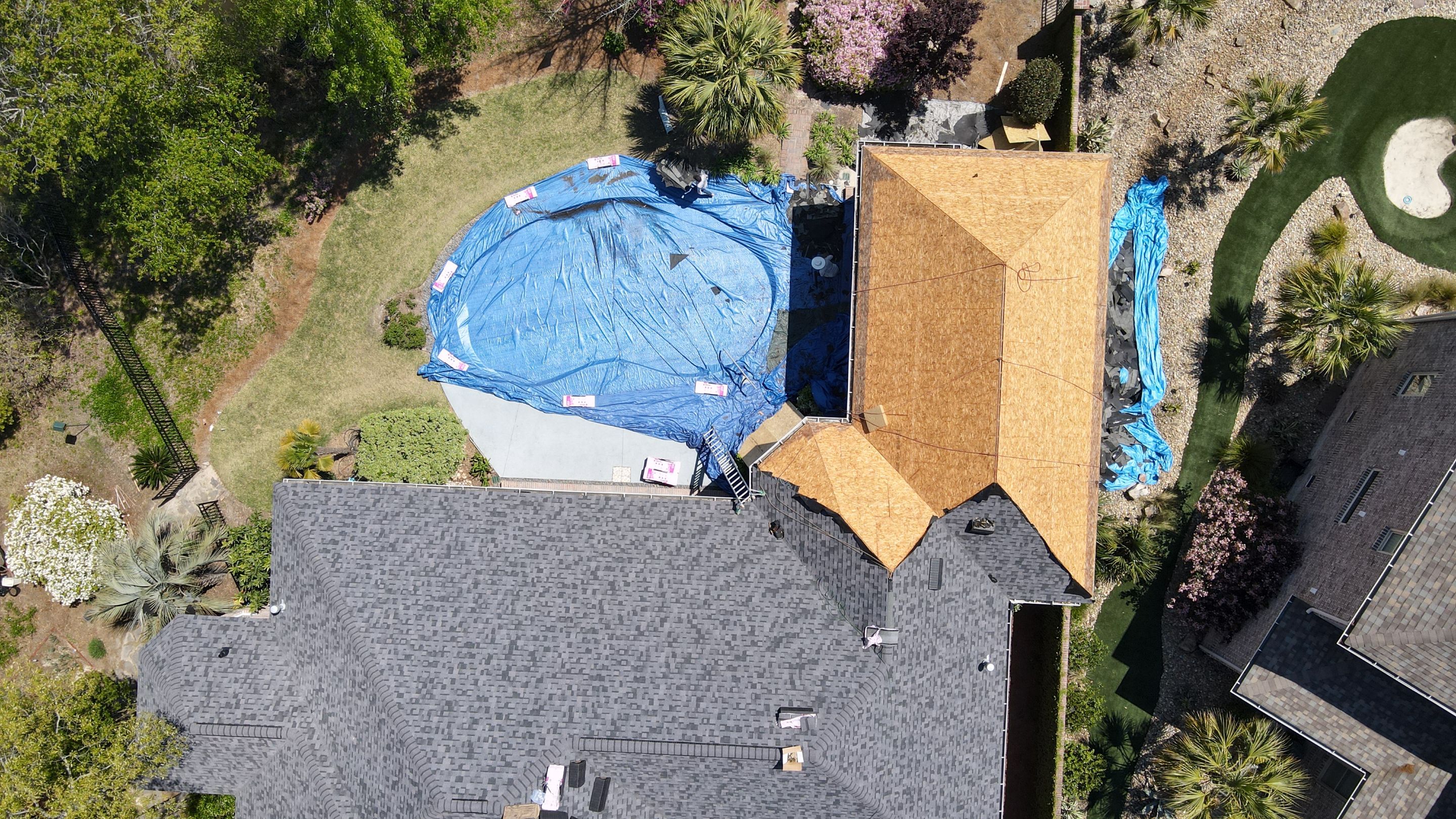 Residential Roofing Installation using Owens Corning Duration Midnight Plum by Indigo State Roofing