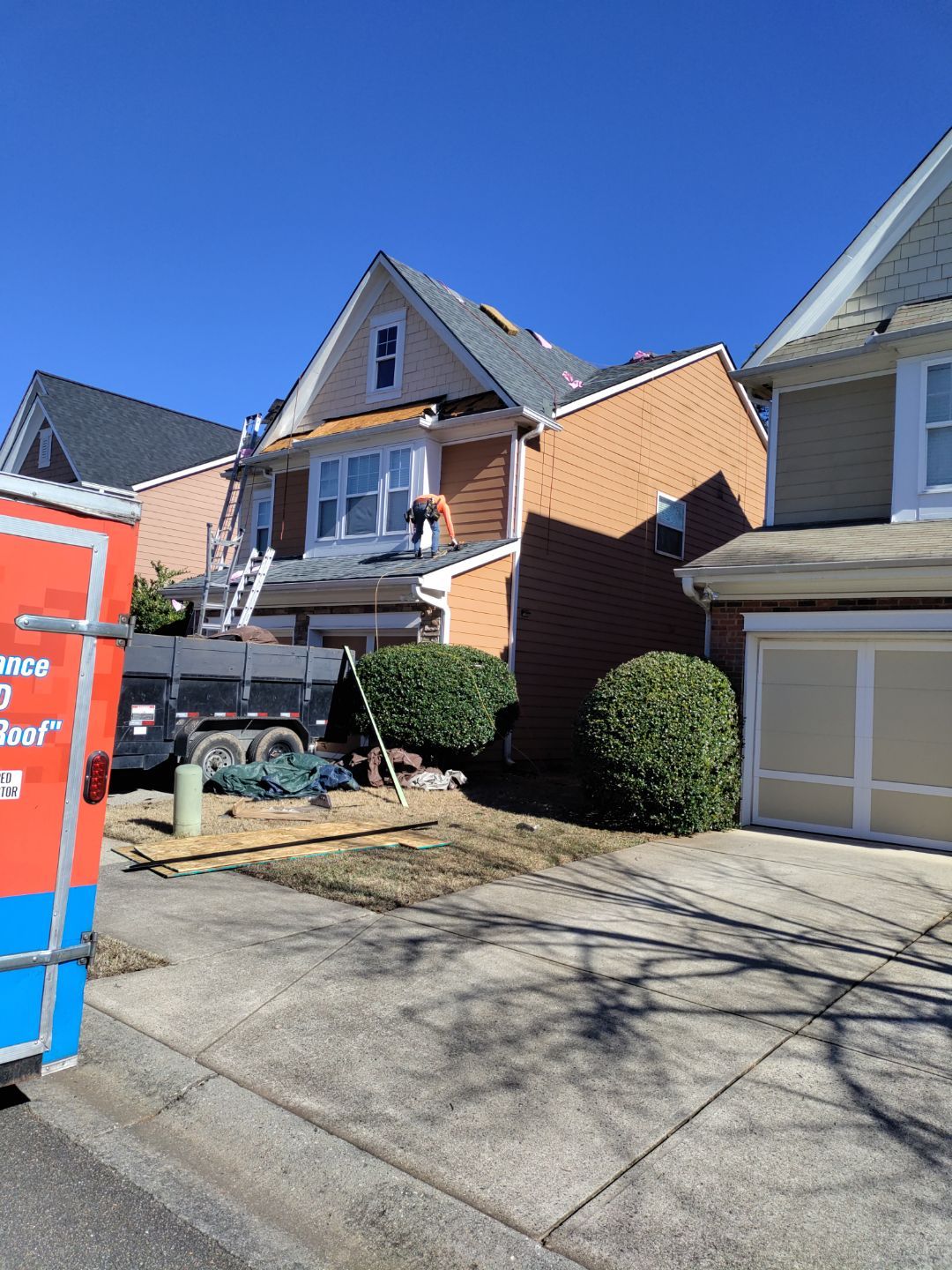 Residential Roofing Installation using Owens Corning by Inspector Roofing and Restoration