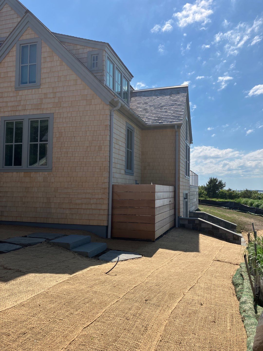 Half Round Aluminum Gutter Installation in Yarmouth, MA by Gutter Pro Enterprises