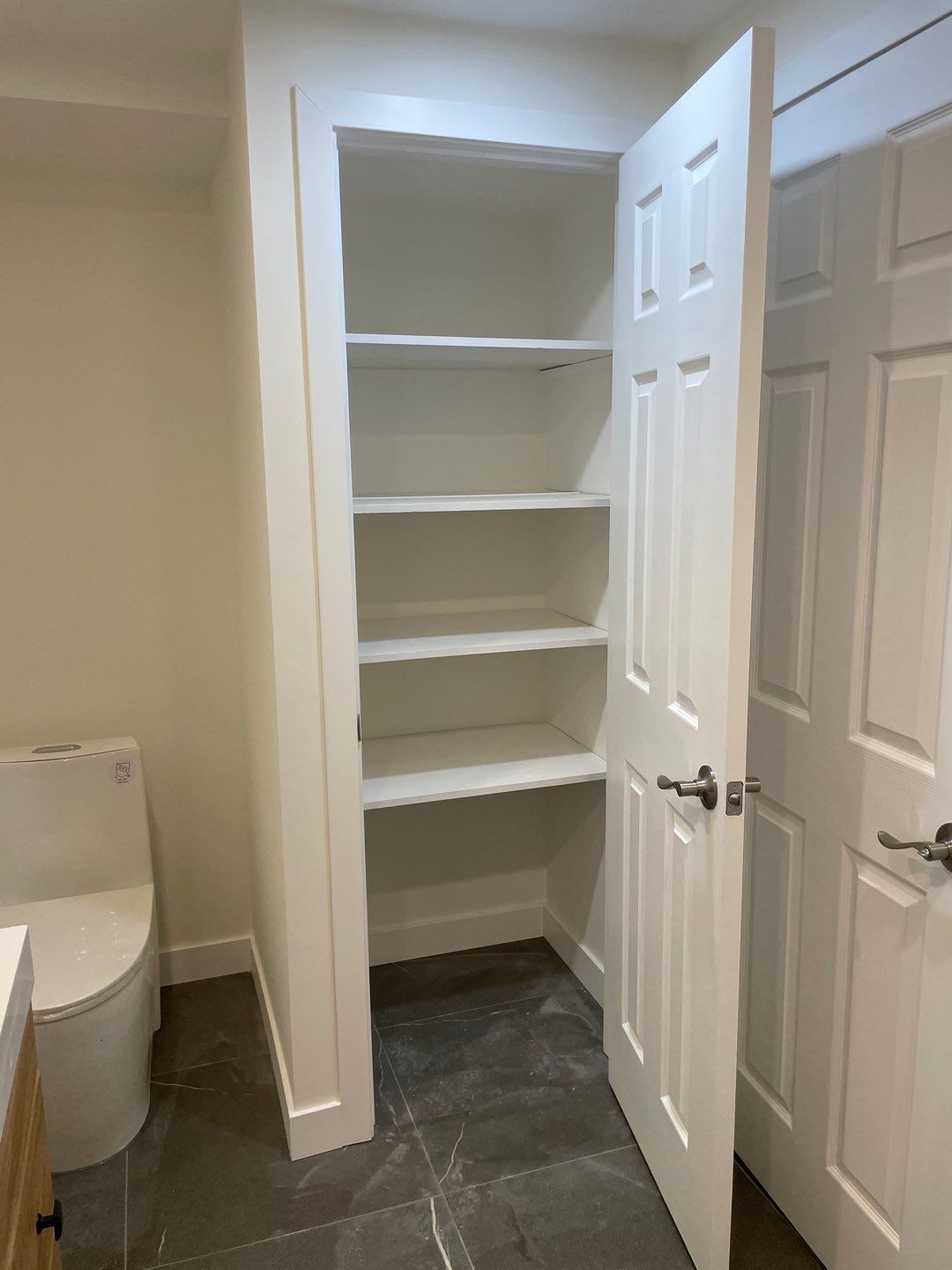 Basement rebuilt after flood by Eco-Nature Construction Inc.