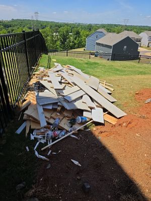 Job site clean up in Fort Mill