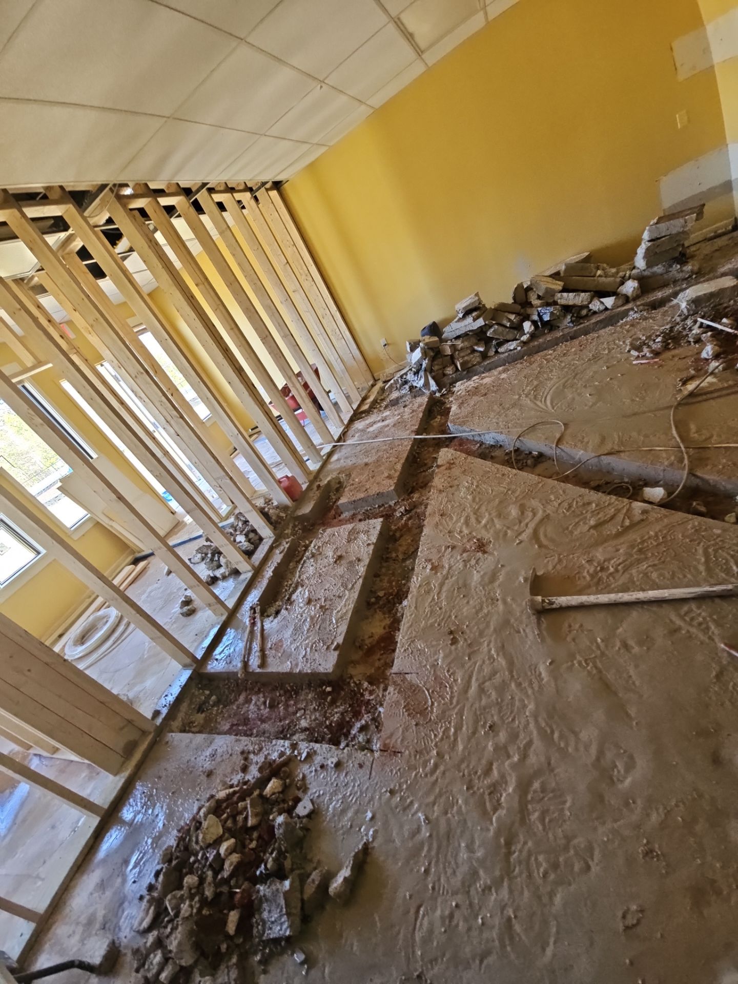 Classroom conversion to ADA Childcare Bathroom Addition by Ajayi Design and Construction 