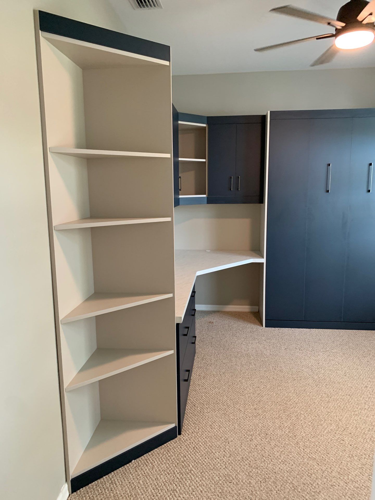 Custom Office and Queen Panel Bed by More Space Place