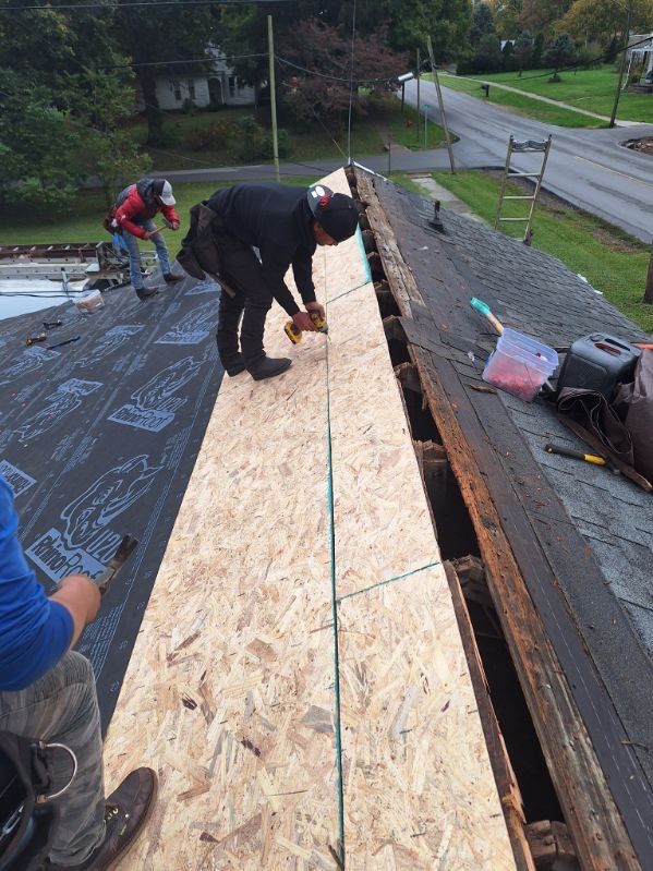 Residential Roofing Installation using Titan Thunderstorm Gray by Storm Contracting 
