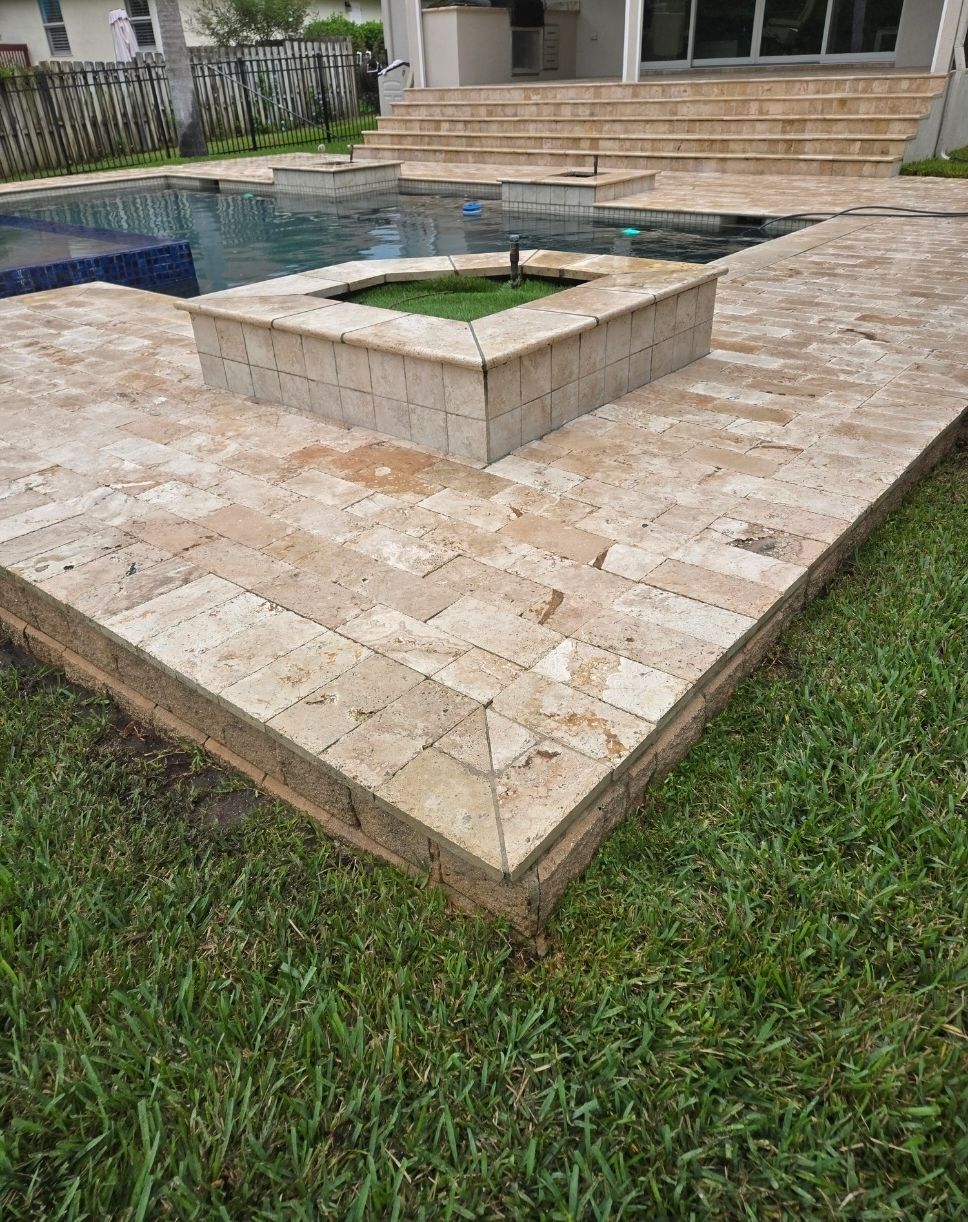 Pool Deck using TopSeal by DuraSeal
