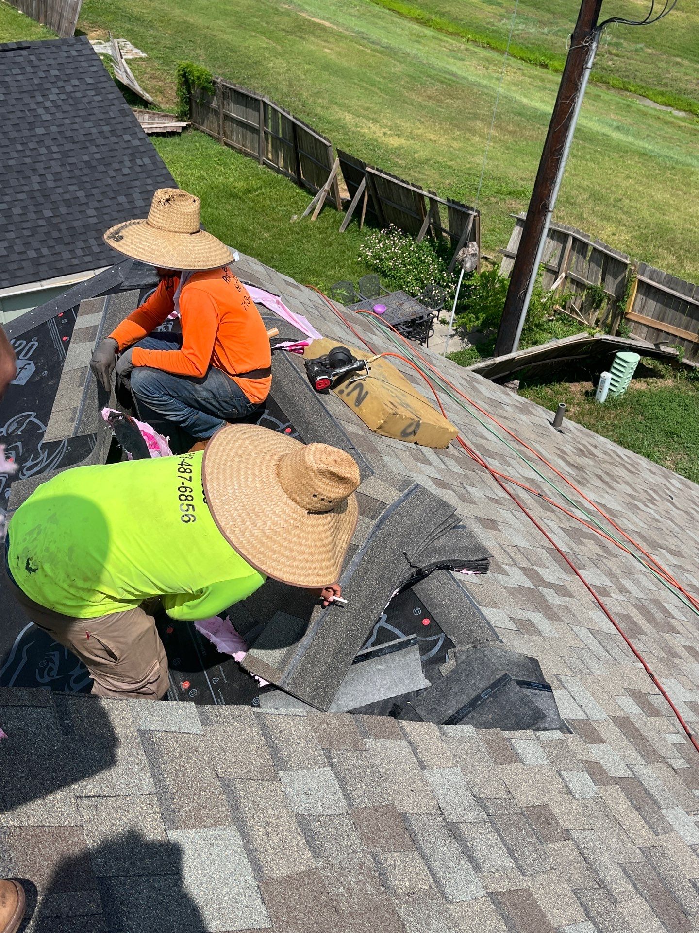 Residential Roofing Installation using Owen's Corning Duration (Lifetime) Shingles by Roof Repair Company