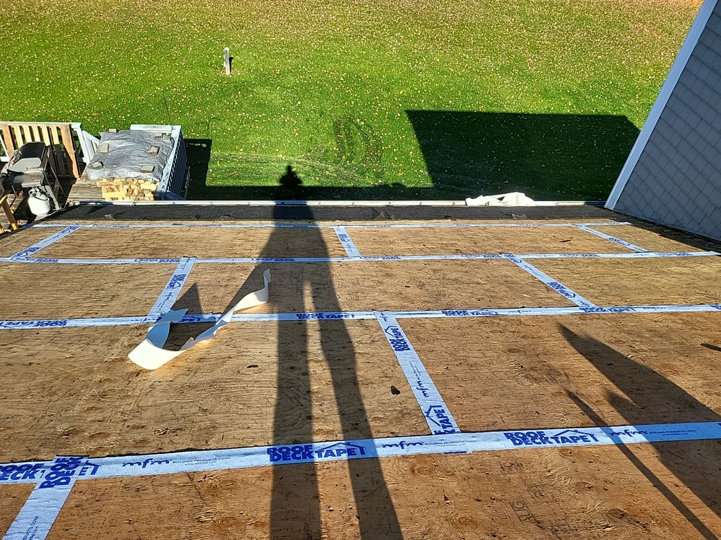 Residential Roofing Installation using Owens Corning TruDefinition Estate Gray by A Plus Exterior