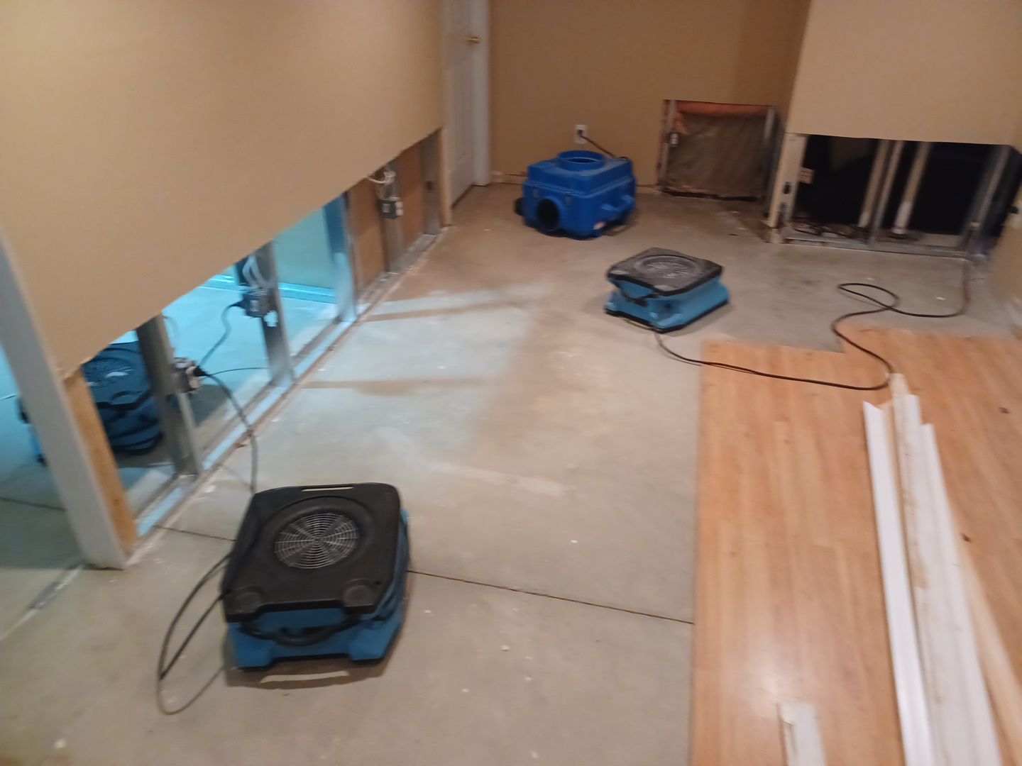 Project in Village of Clarkston by EzDry Water Mitigation & Property Restoration