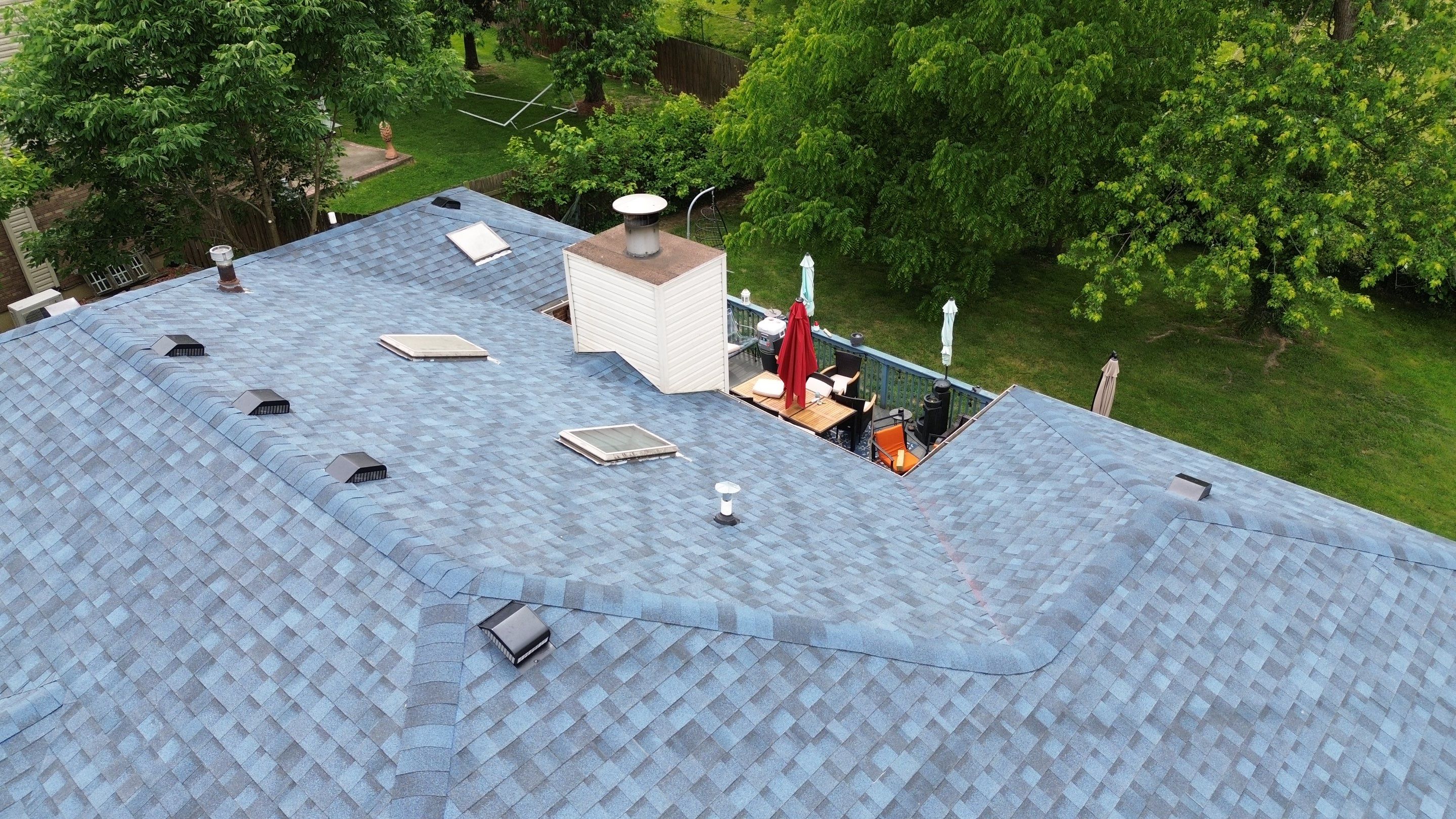 Project in New Albany by Moss Roofing